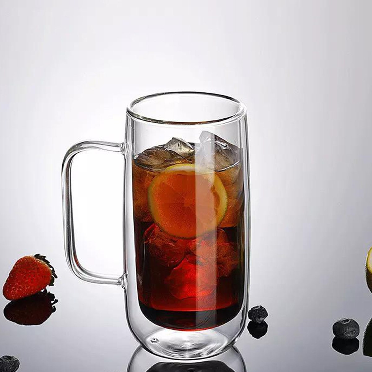 طقم أكواب قطعتين من زجاج البوروسيليكات بجدار مزدوج من أوركيد - 400 مل-hbxhomeware-hbxkitchen-image-2