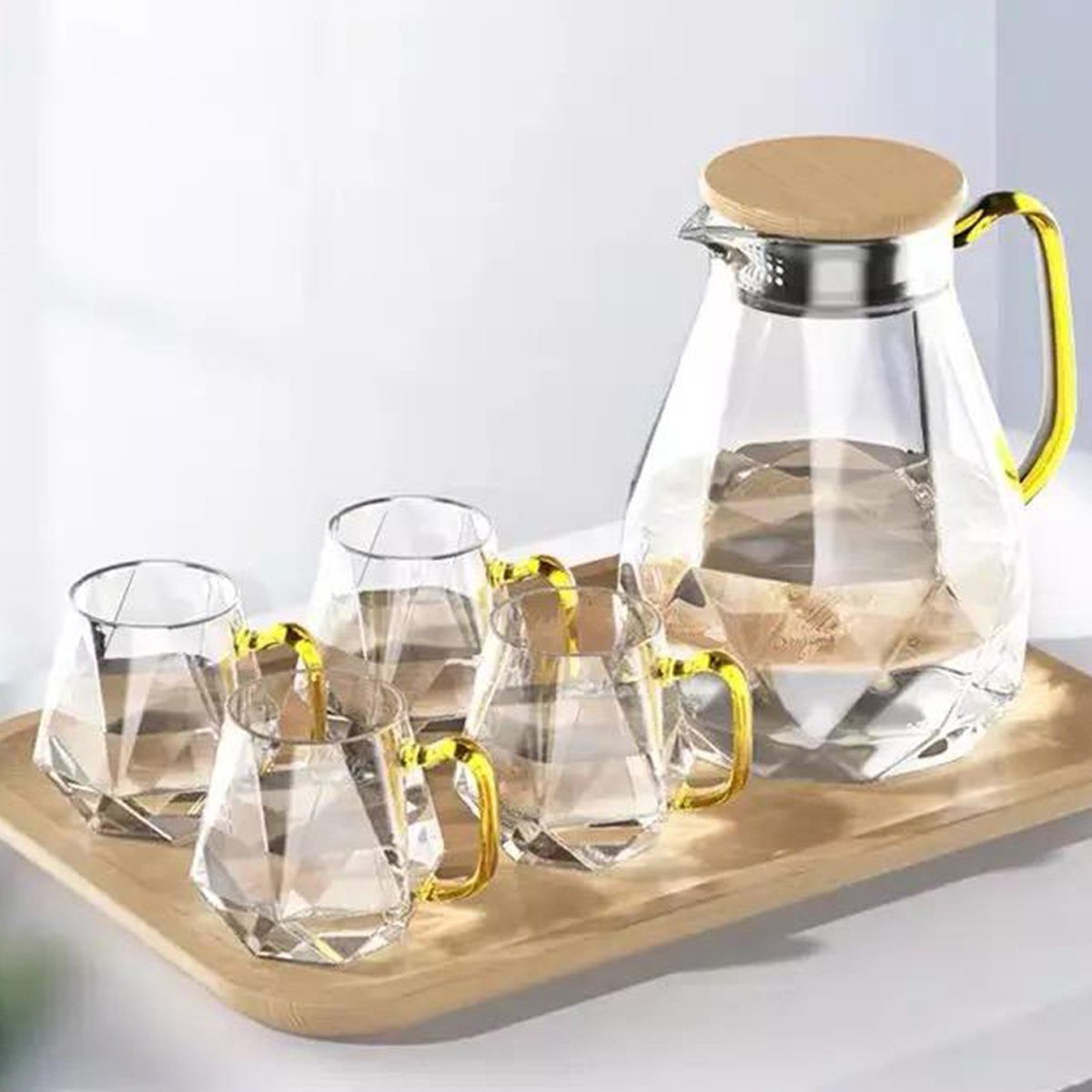 طقم شاي من زجاج البورسيليكات من أوركيد - 7 قطع-hbxhomeware-hbxkitchen-image-2
