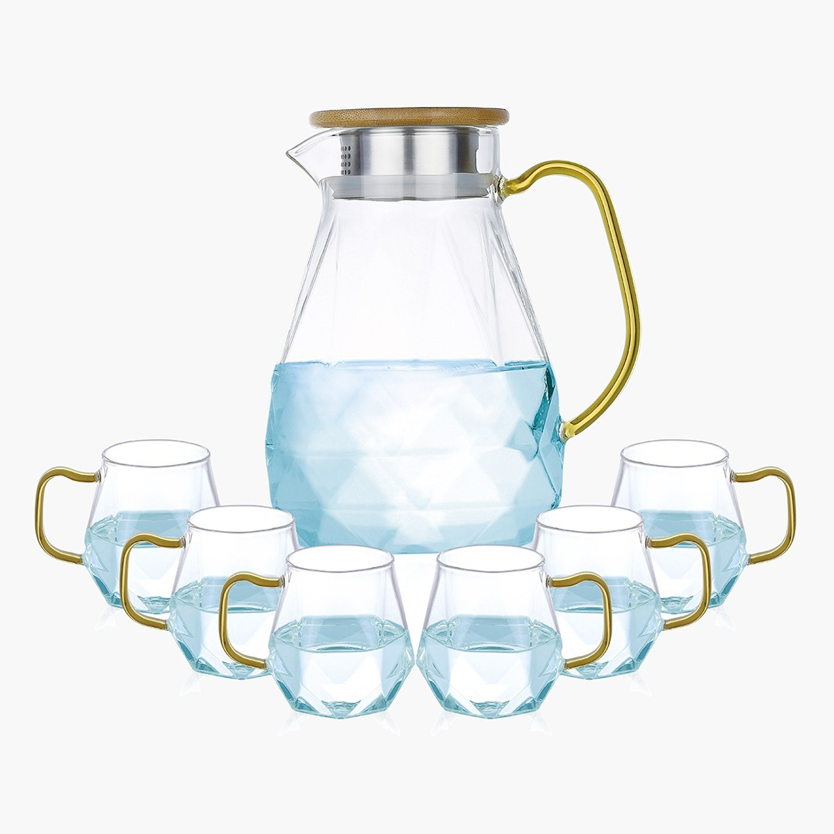 طقم شاي من زجاج البورسيليكات من أوركيد - 7 قطع-hbxhomeware-hbxkitchen-image-1