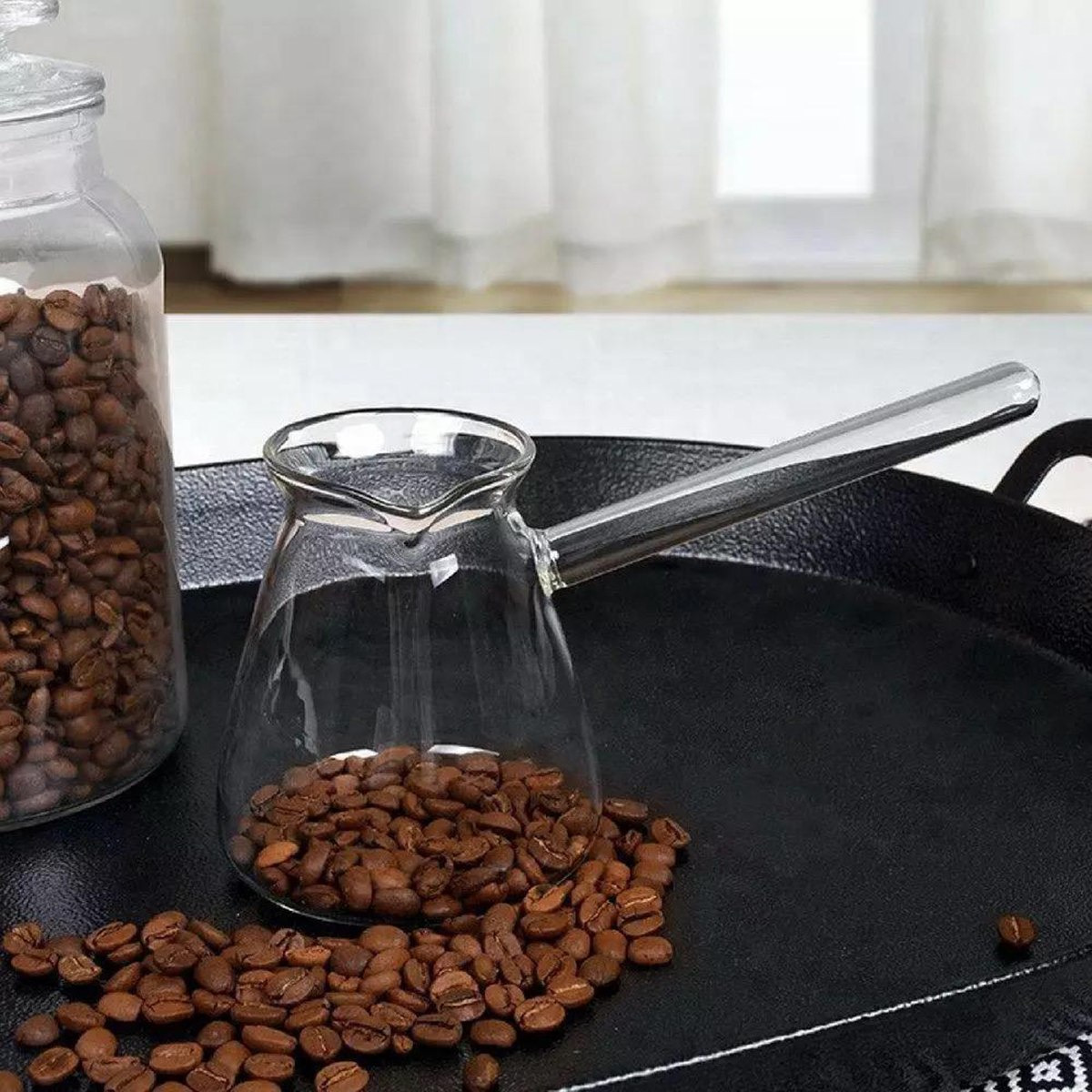 مسخن قهوة من زجاج البوروسيليكات من أوركيد - 500 مل-hbxhomeware-hbxkitchen-image-1
