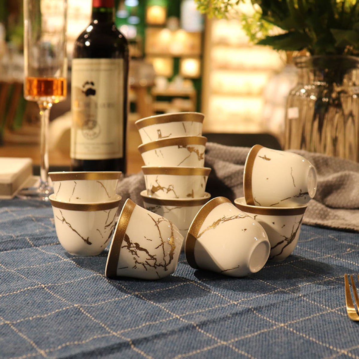 كوب قهوه بطبعات من أوركيد - طقم من 12 قطعة-hbxhomeware-hbxkitchen-image-2