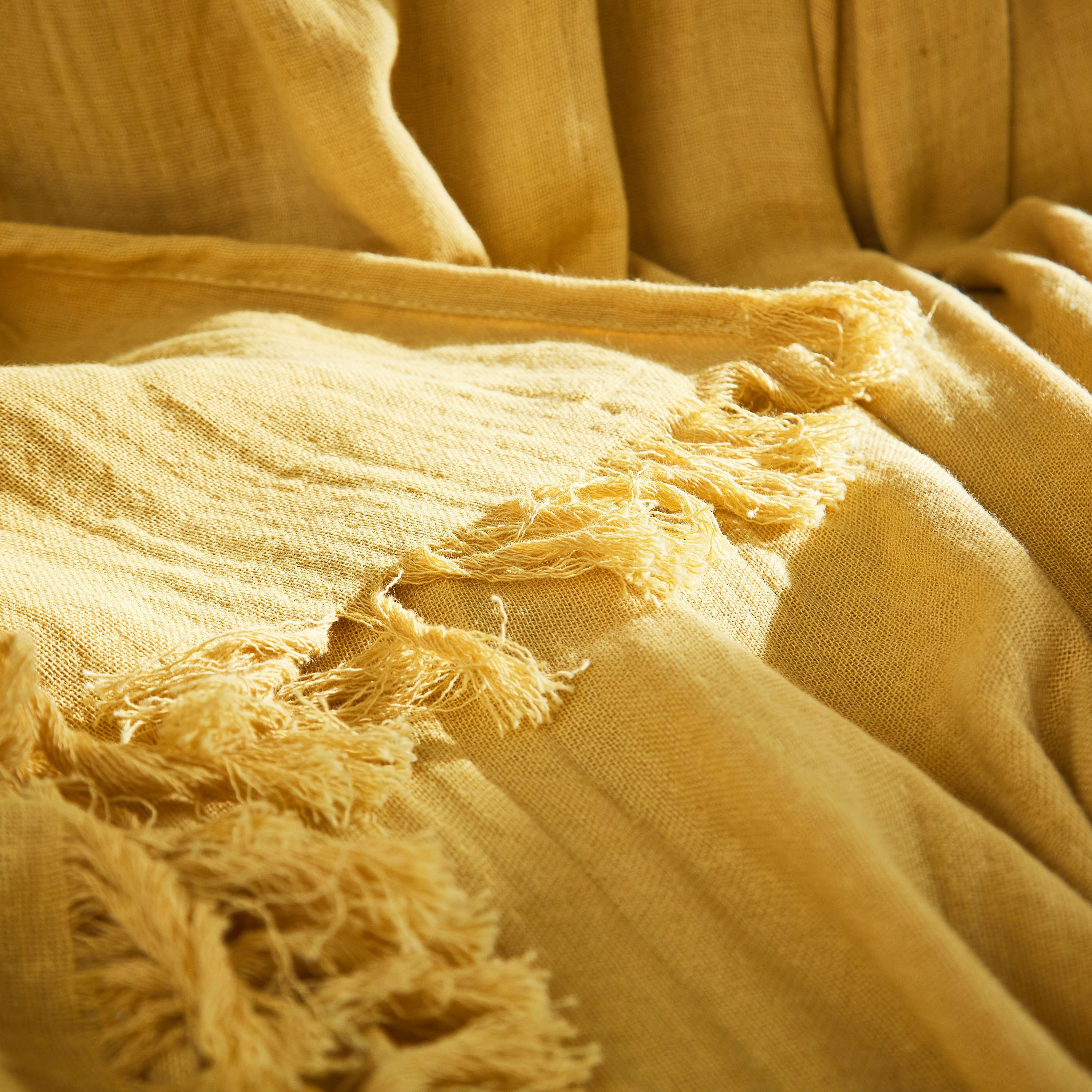 بطّانية خفيفة قماش مزدوجة من لوكاس - 130x180 سم-hbxhomeware-hbxbedroom-image-2