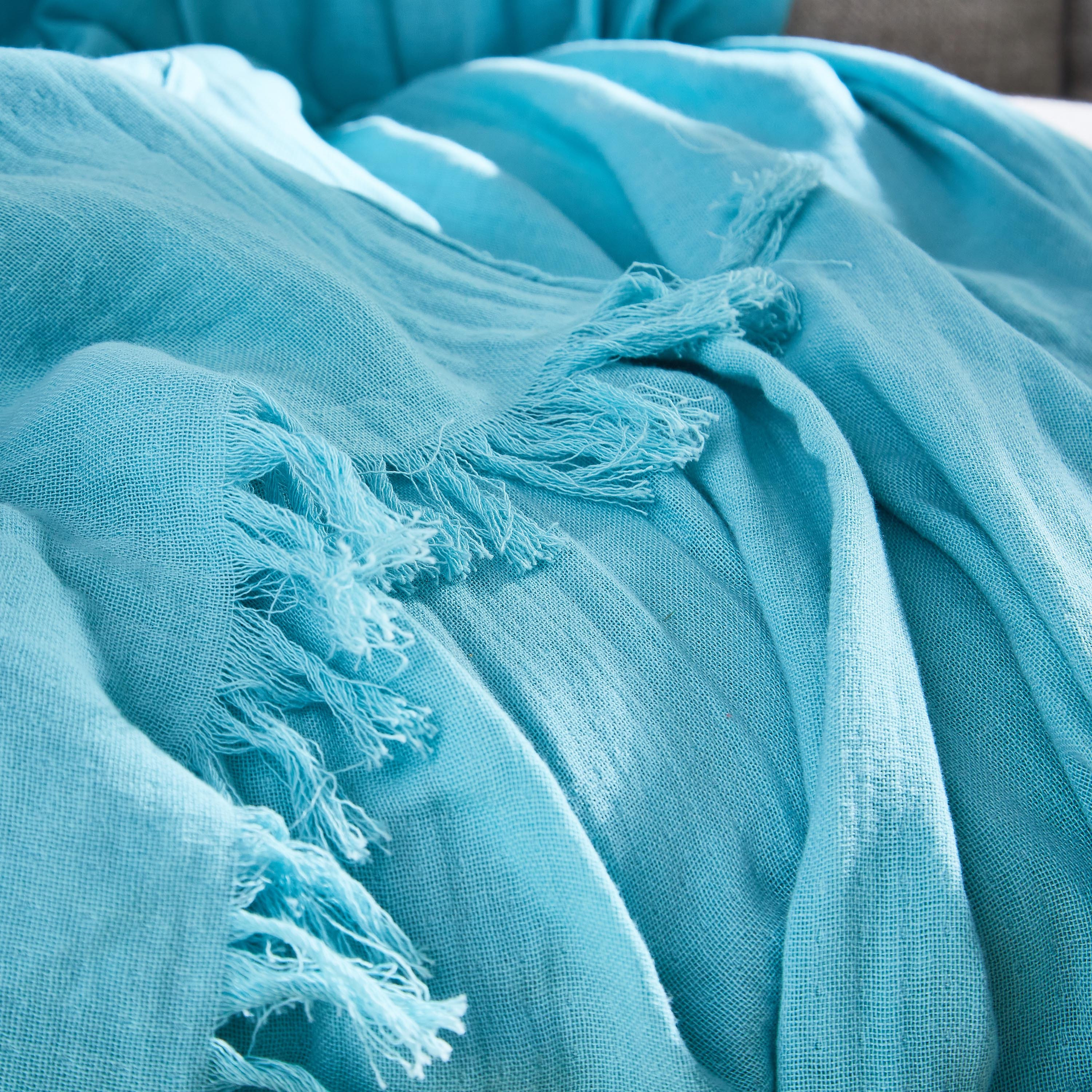 بطّانية خفيفة قماش مزدوجة من لوكاس - 130x180 سم-hbxhomeware-hbxbedroom-image-2