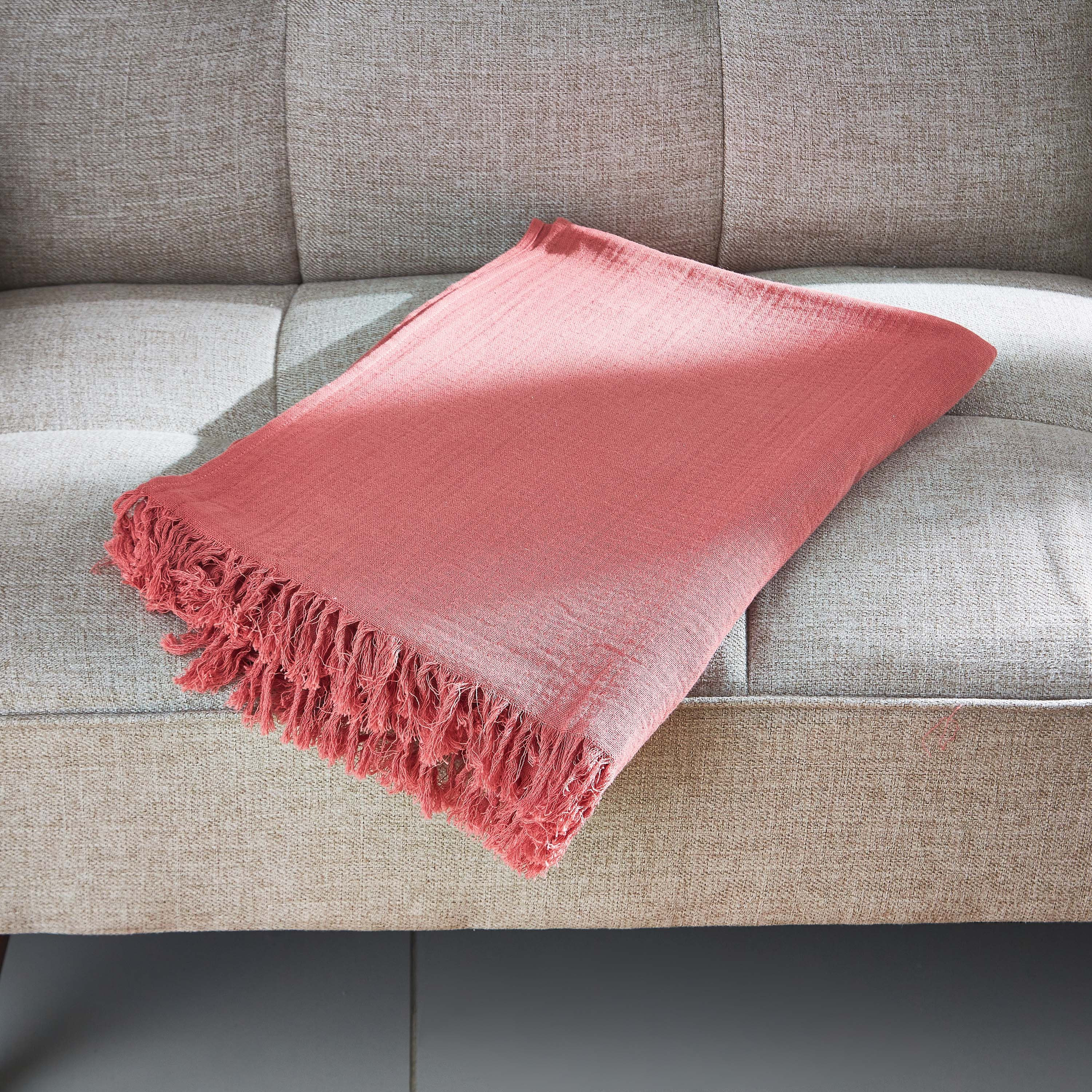 بطّانية خفيفة قماش مزدوجة من لوكاس - 130x180 سم-hbxhomeware-hbxbedroom-image-3