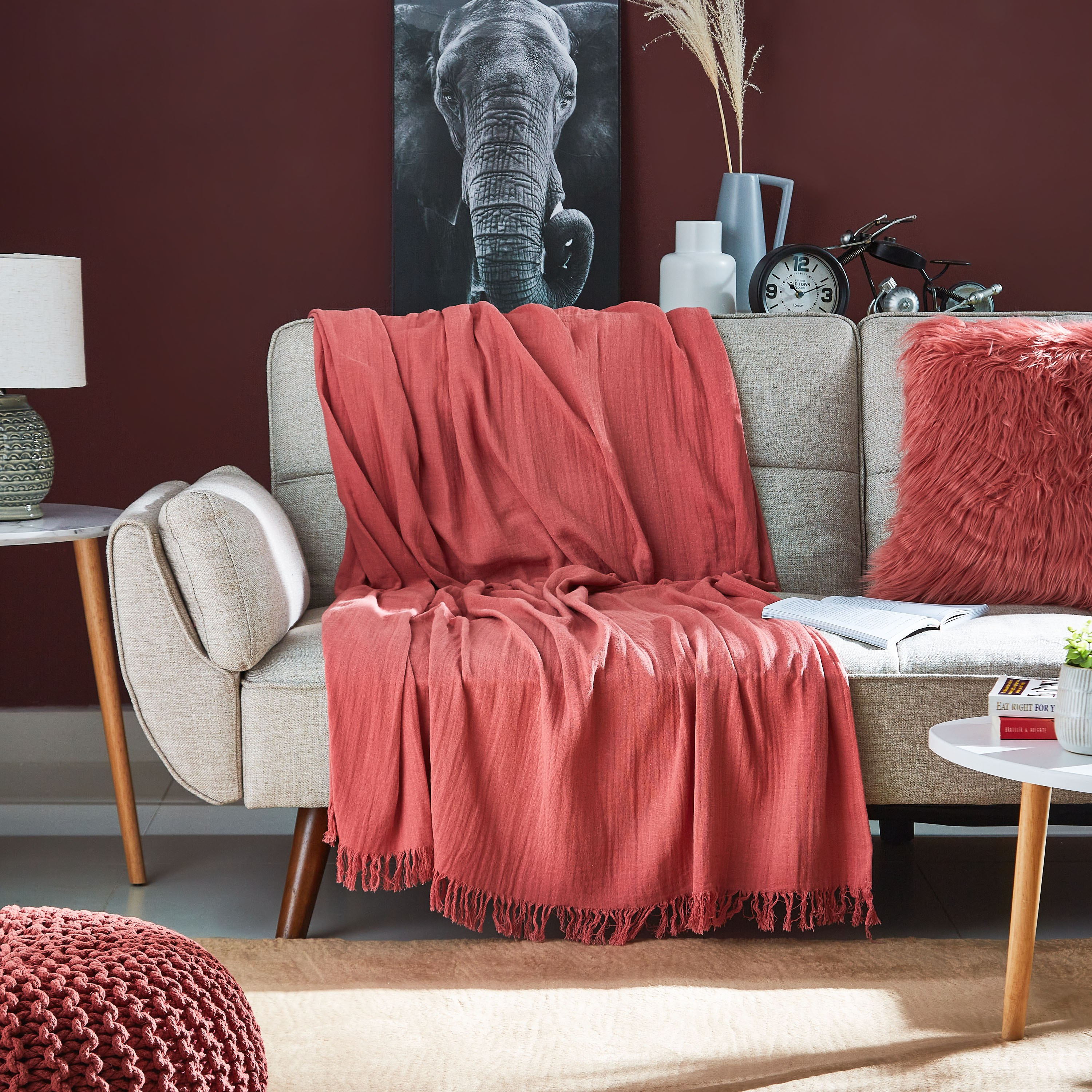 بطّانية خفيفة قماش مزدوجة من لوكاس - 130x180 سم-hbxhomeware-hbxbedroom-image-4