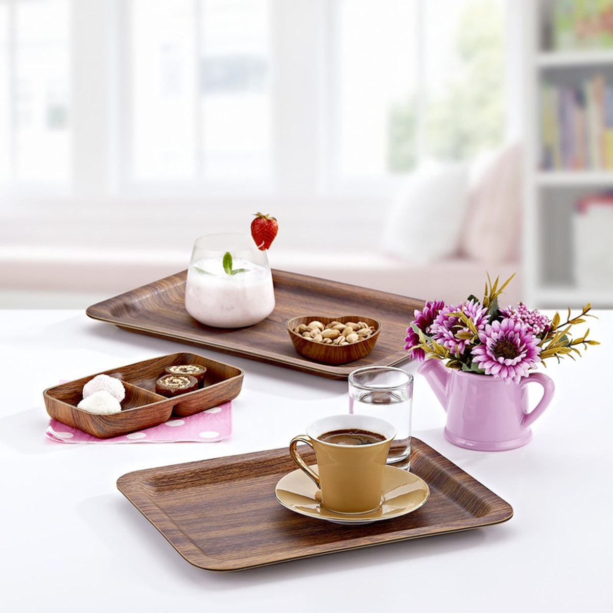 صينيّة تقديم بتشطيب خشبي من نيو - 40x28.5x2.5 سم-hbxdecorandfurnishings-tabletop-serveware-image-3