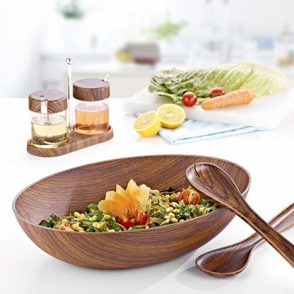 Neo 3-Piece Salad Bowl and Spoon Set