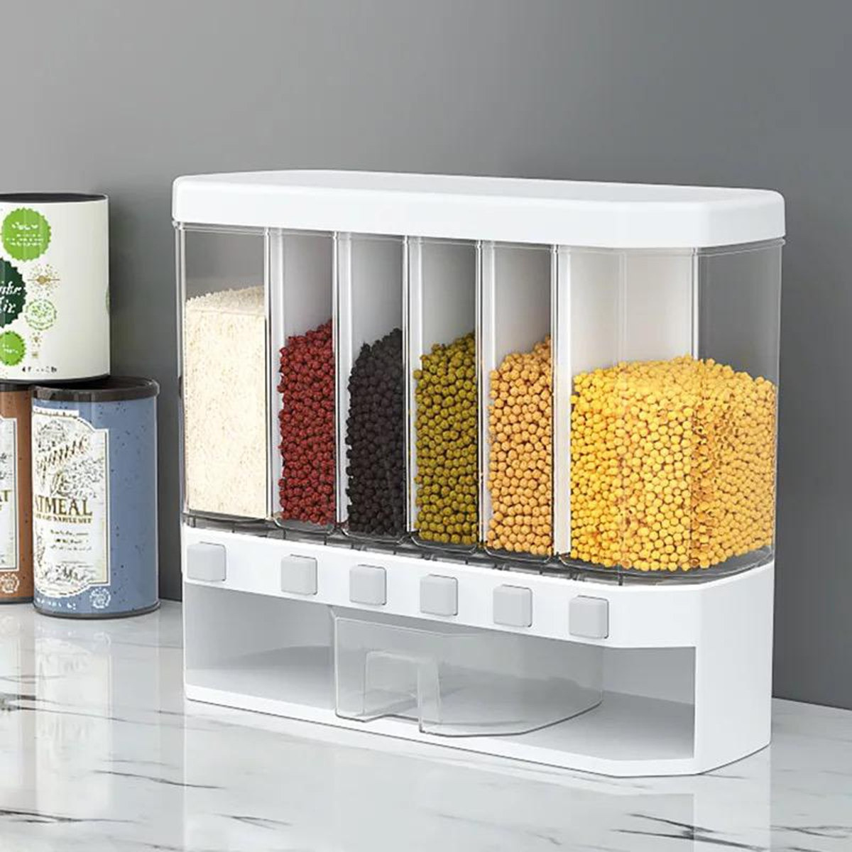 موزع أطعمة جافة للتعليق على الحائط بـ6 أقسام من نيو-hbxhomeware-hbxkitchen-image-1