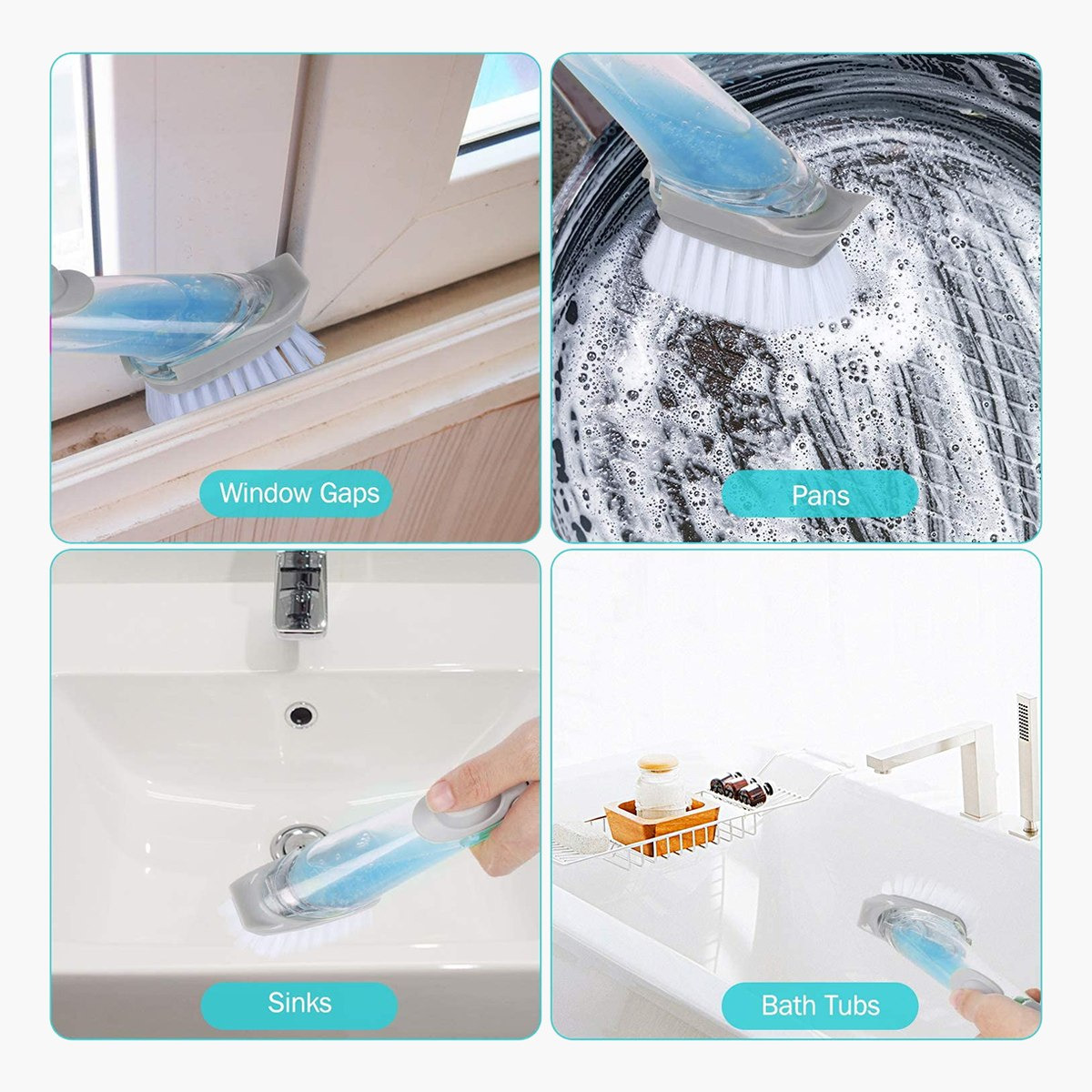 فرشاة تنظيف بموزع سوائل داخلي - 4 قطع من نيو-hbxhomeware-hbxkitchen-image-1