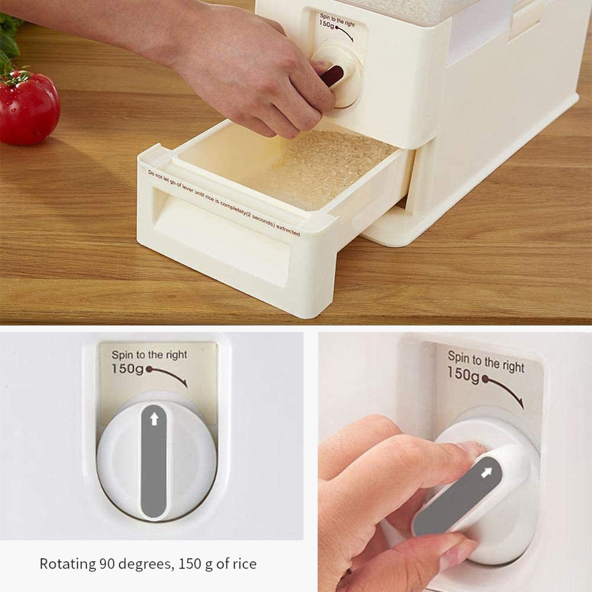 موزع تخزين للطعام من نيو - 15 كجم-hbxhomeware-hbxkitchen-image-2