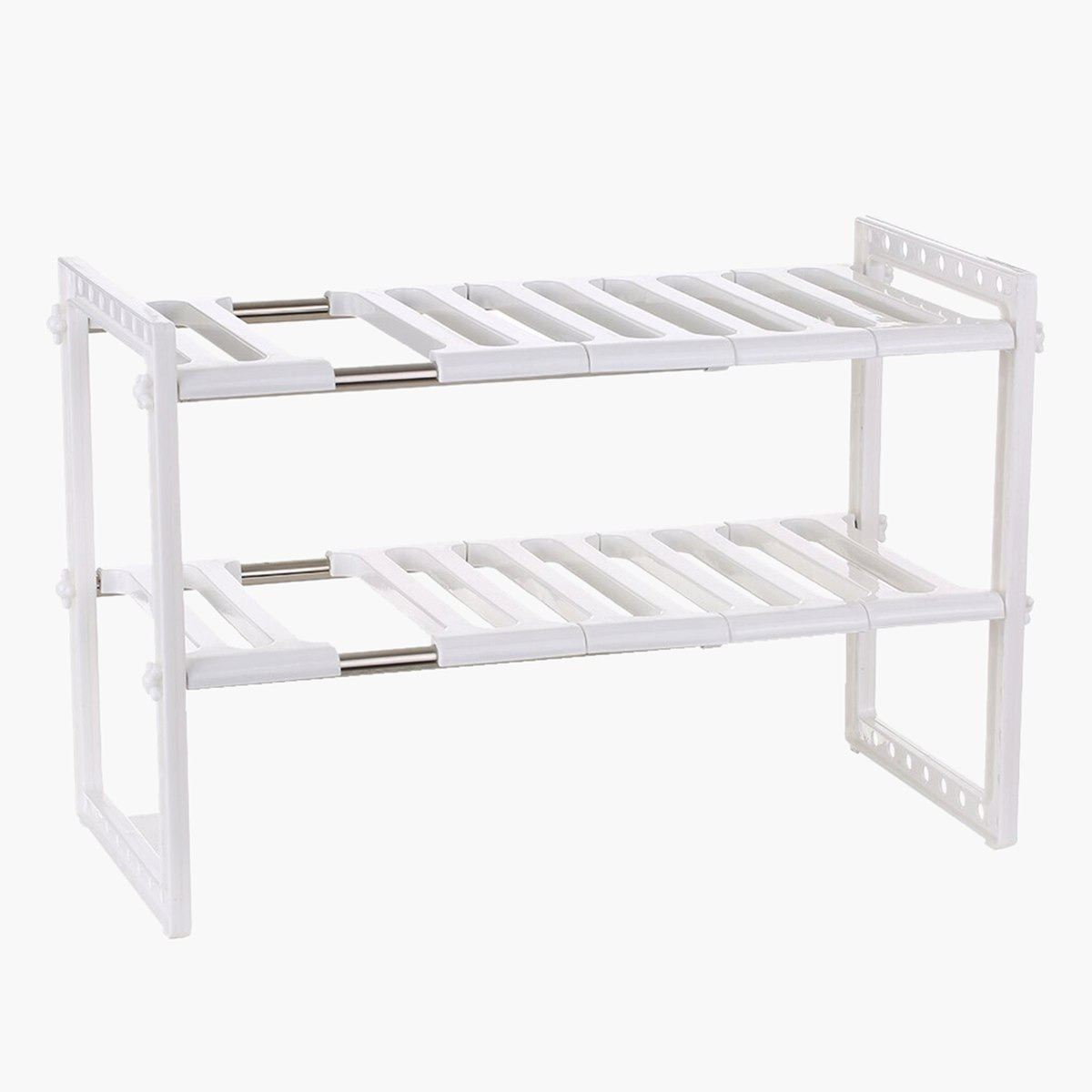منظّم تخزين تحت الحوض متعدّد الوظائق قابل للتوسيع بطابقين - نيو-hbxkitchen-kitchenware-kitchenaccessories-image-13