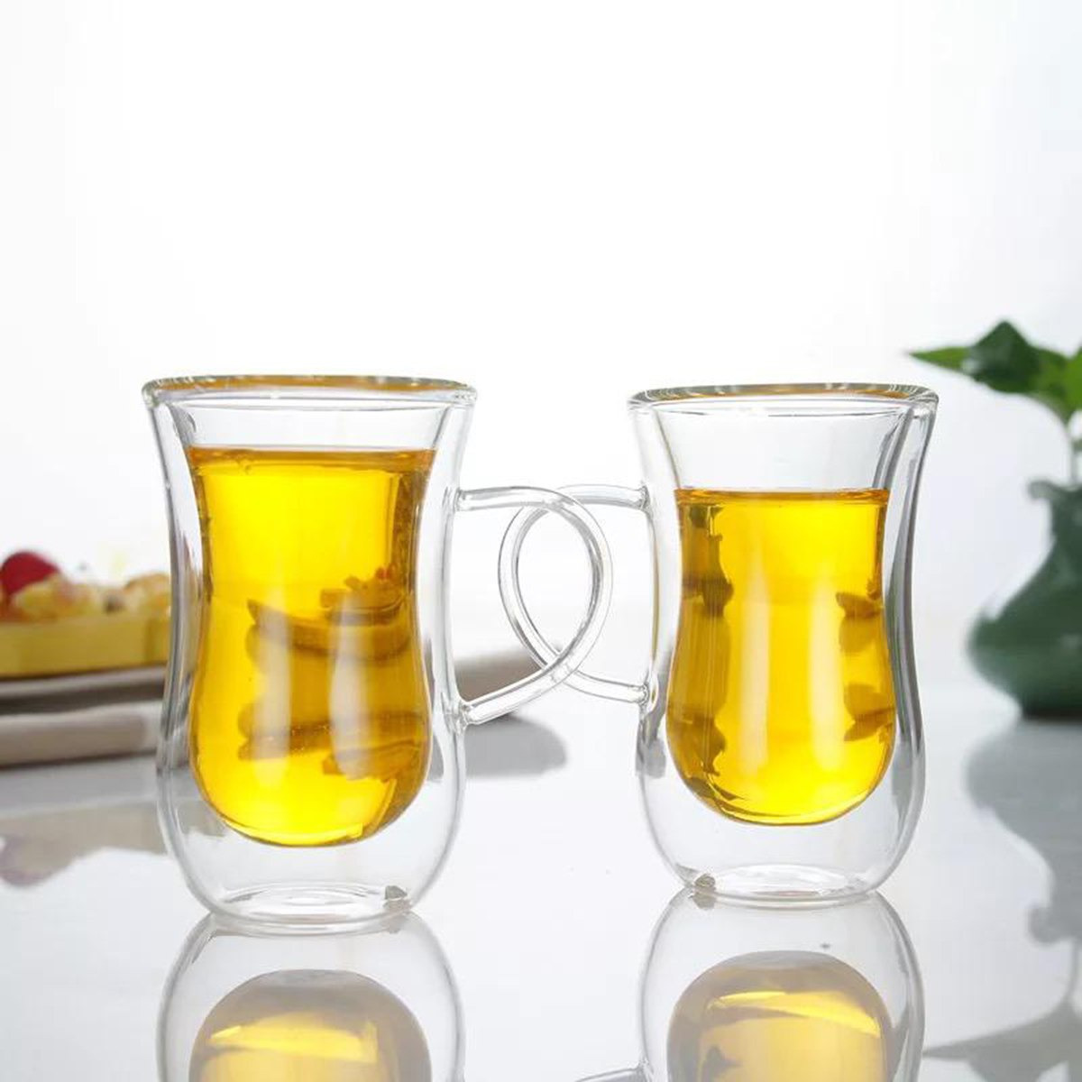طقم أكواب زجاج بوروسيليكات مزدوج الجدار قطعتين من نيو - 100 مل-hbxhomeware-hbxkitchen-image-1