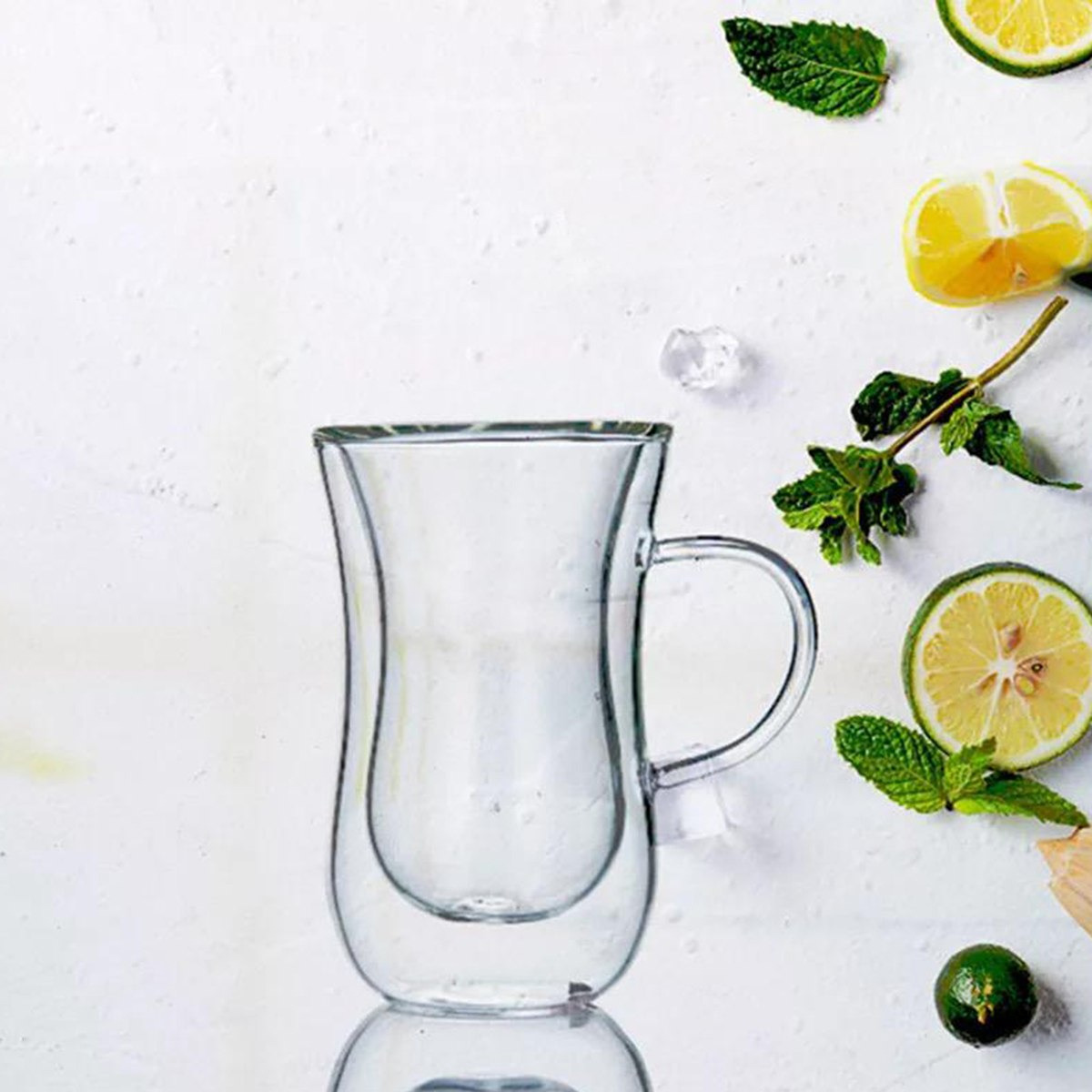 طقم أكواب زجاج بوروسيليكات مزدوج الجدار قطعتين من نيو - 100 مل-hbxhomeware-hbxkitchen-image-2