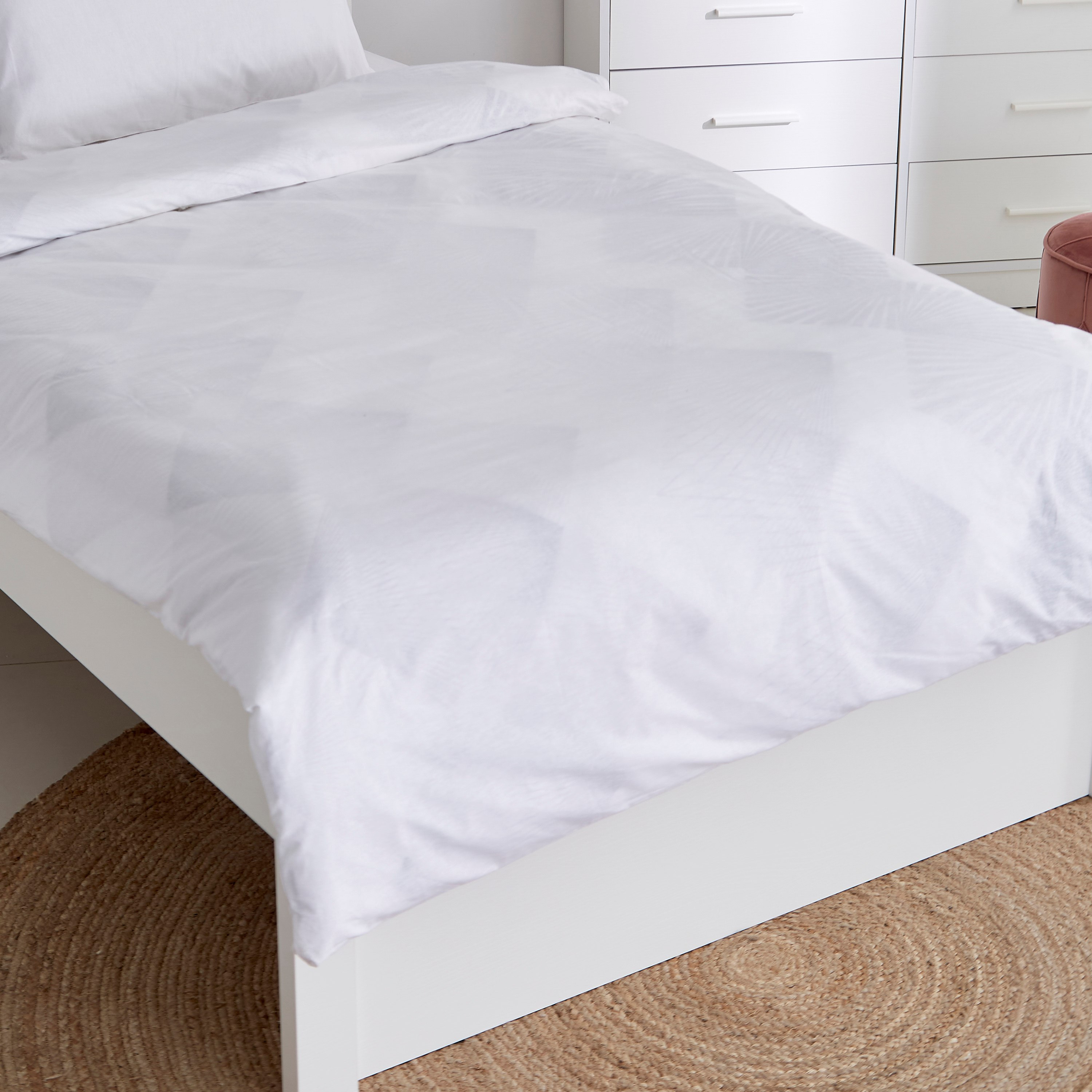 Wellington 3-Piece Solid Twin Cotton Duvet Cover Set - 150x220 cm-hbxhomeware-bedding-duvetcovers-image-2