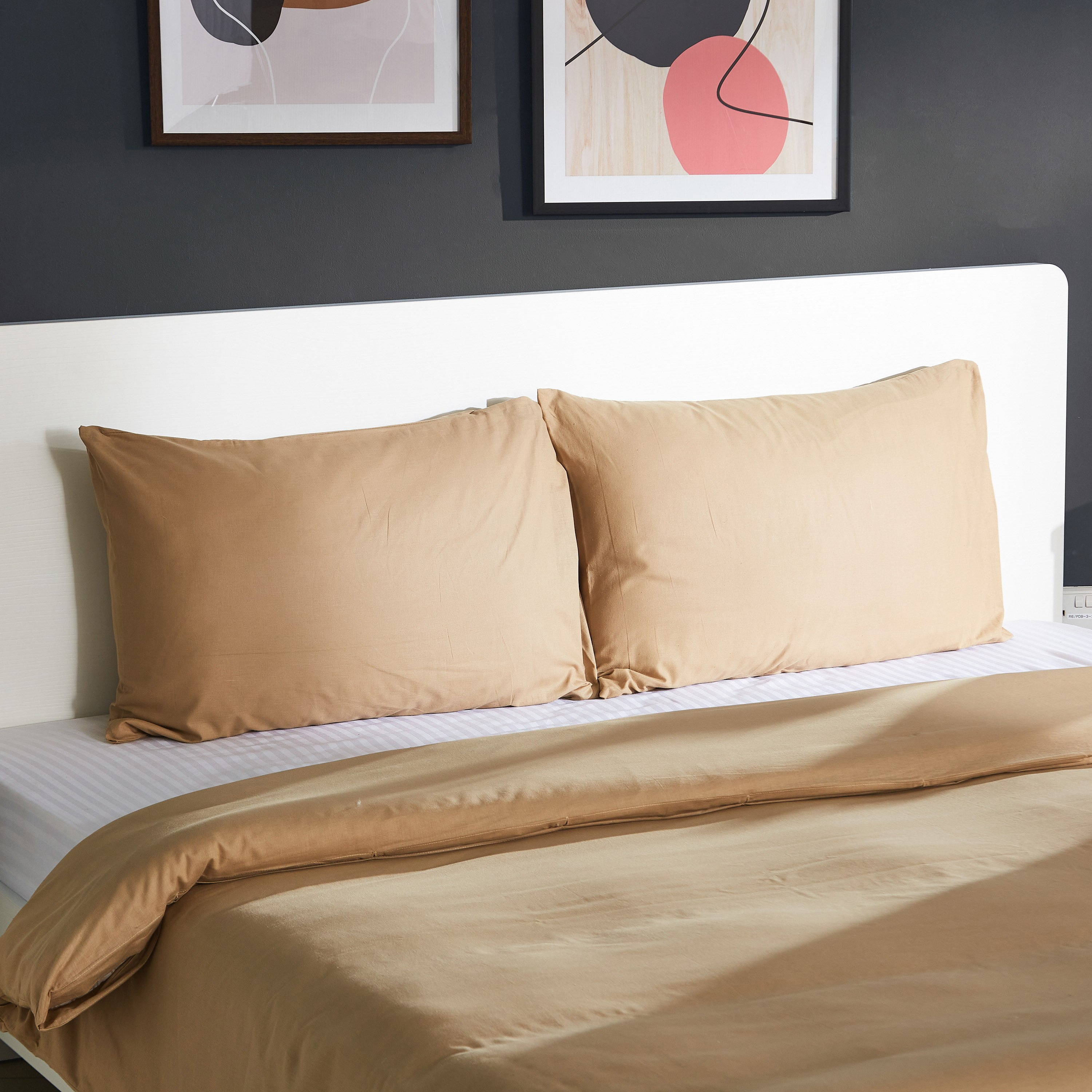 طقم غطاء لحاف قطن سوبر كينج سادة 3 قطع من ويلينجتون - 240x220 سم-PROMO_HB_AE_B1G1_250925-image-3