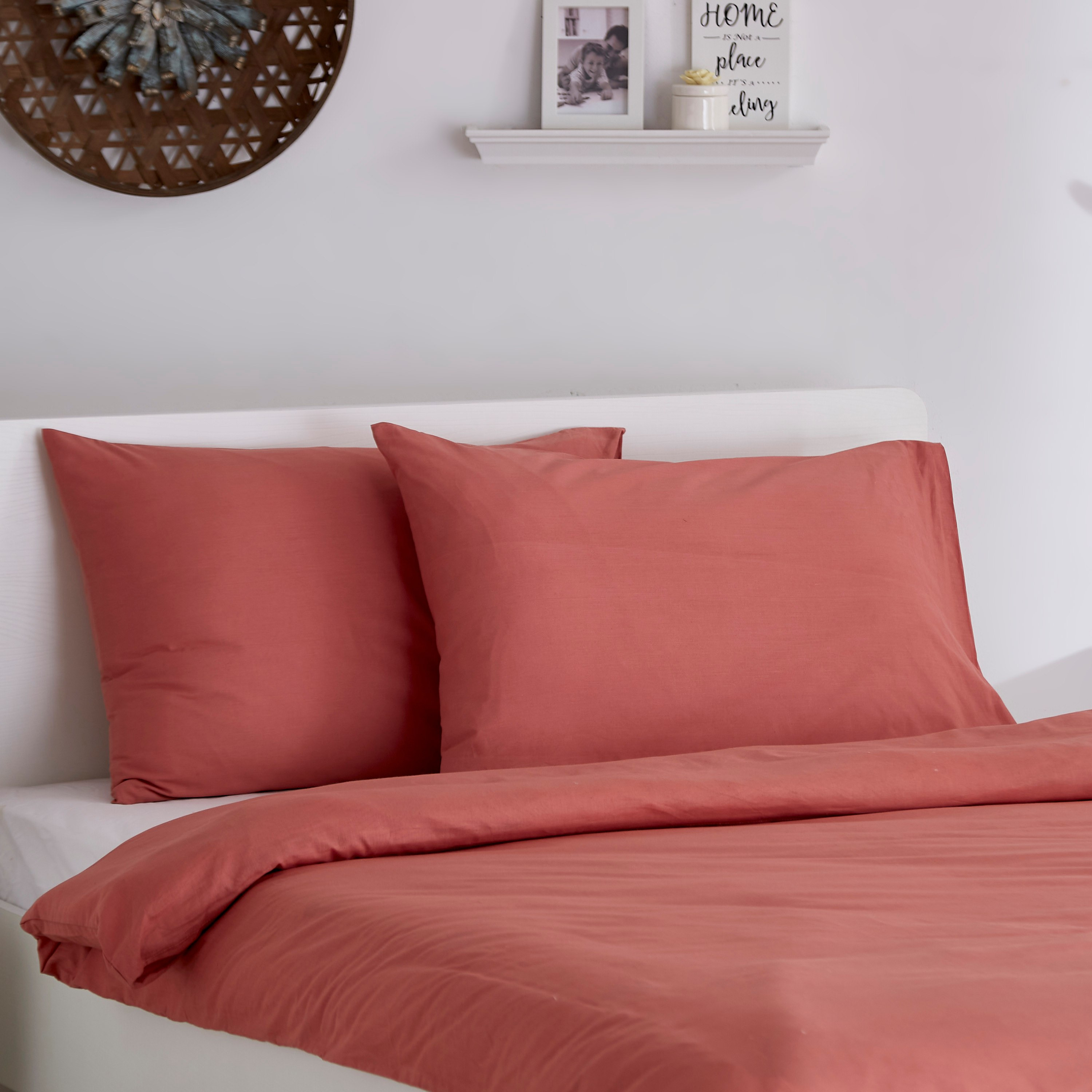 طقم غطاء لحاف قطن مزدوج سادة 3 قطع من ويلينجتون - 150x220 سم-hbxhomeware-bedding-duvetcovers-image-3