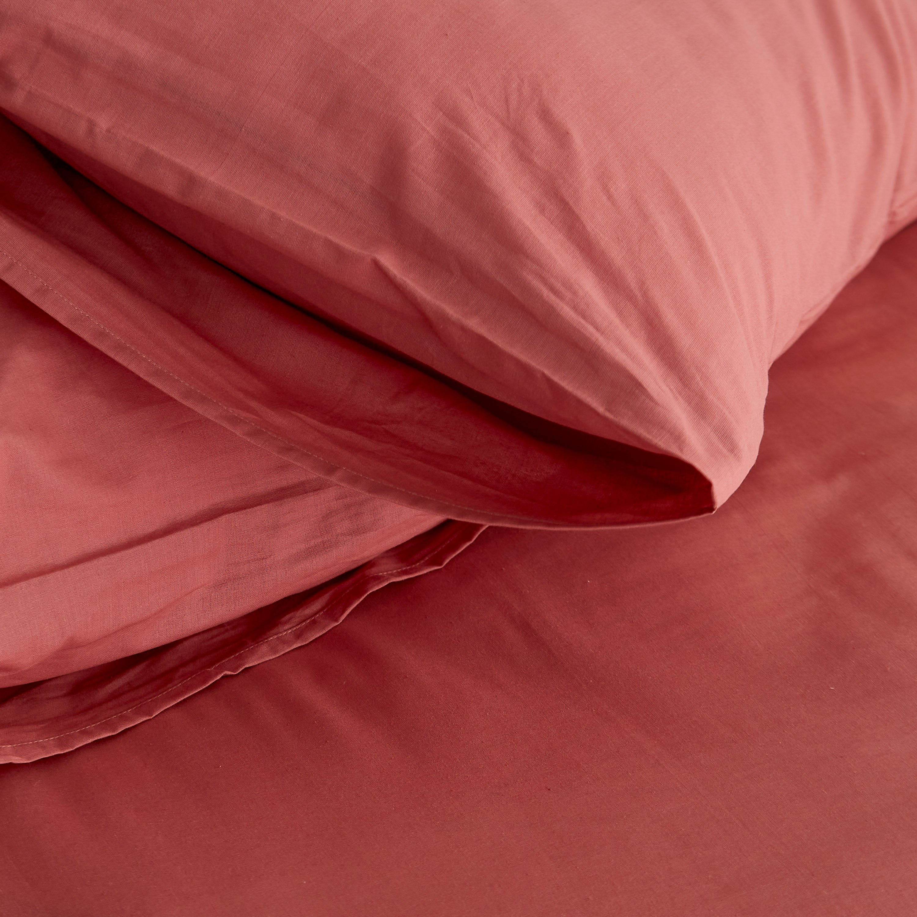 طقم غطاء لحاف قطن مزدوج سادة 3 قطع من ويلينجتون - 150x220 سم-hbxhomeware-bedding-duvetcovers-image-4