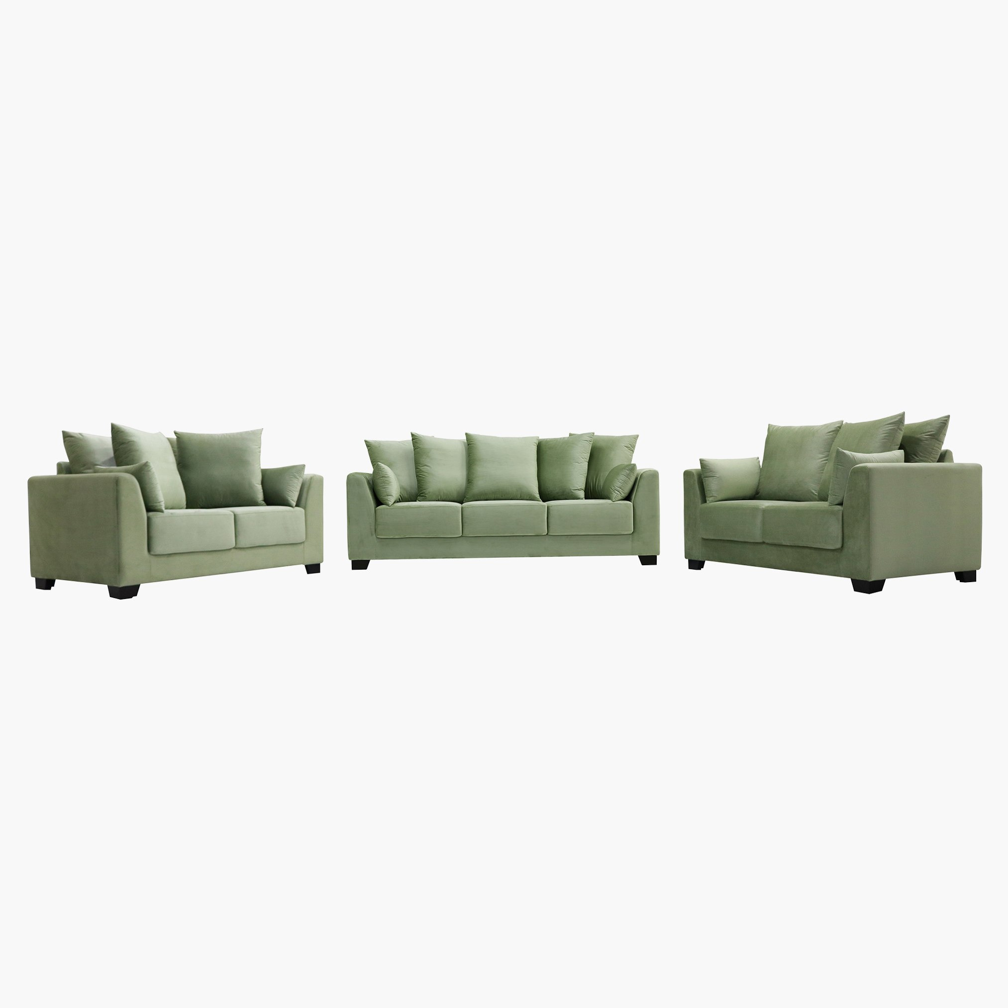 Sanford 3+2+2 Seater Velvet Sofa Set with 19 Cushions-hbxlivingroom-sofasandarmchairs-sofas-image-1