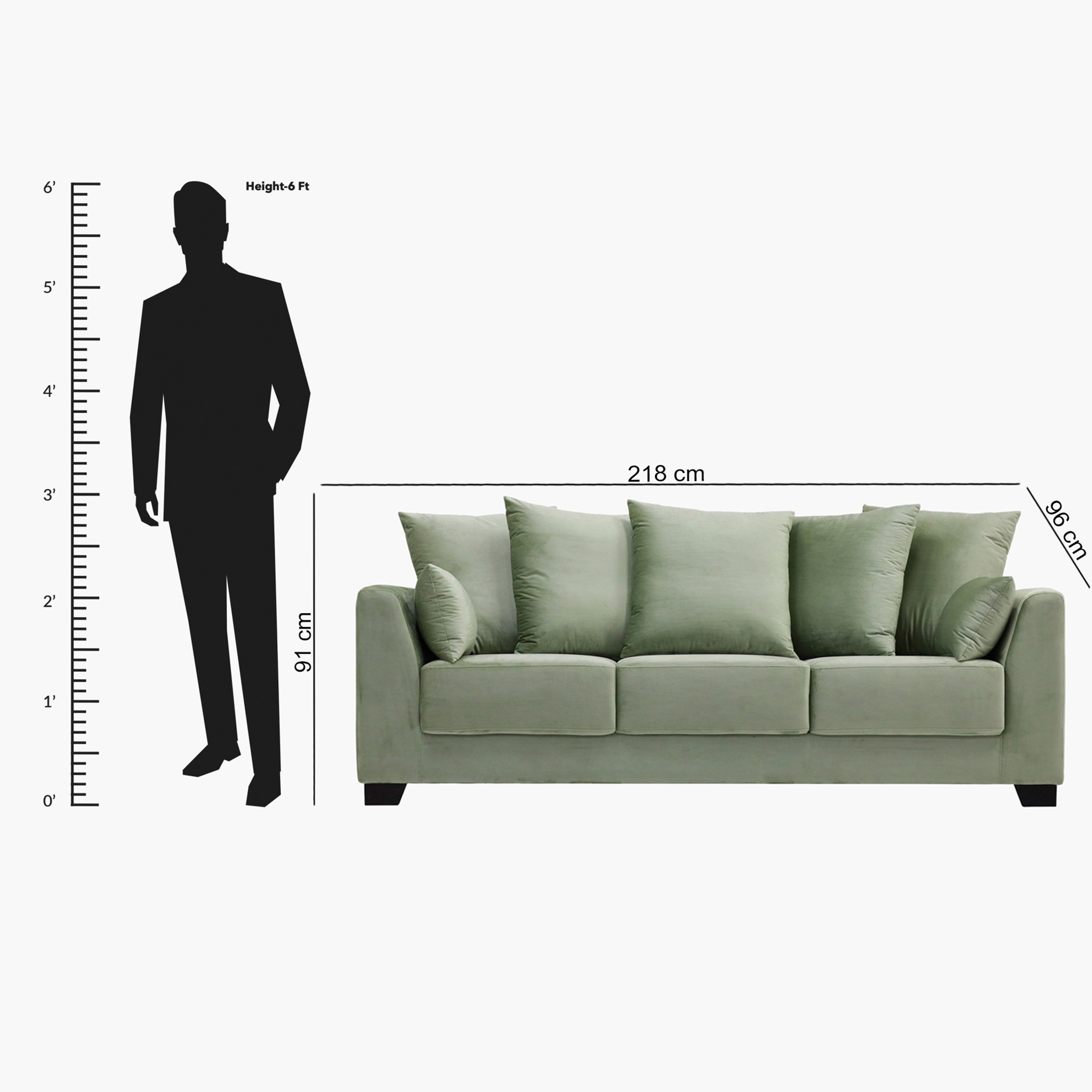 Sanford 3+2+2 Seater Velvet Sofa Set with 19 Cushions-hbxlivingroom-sofasandarmchairs-sofas-image-8