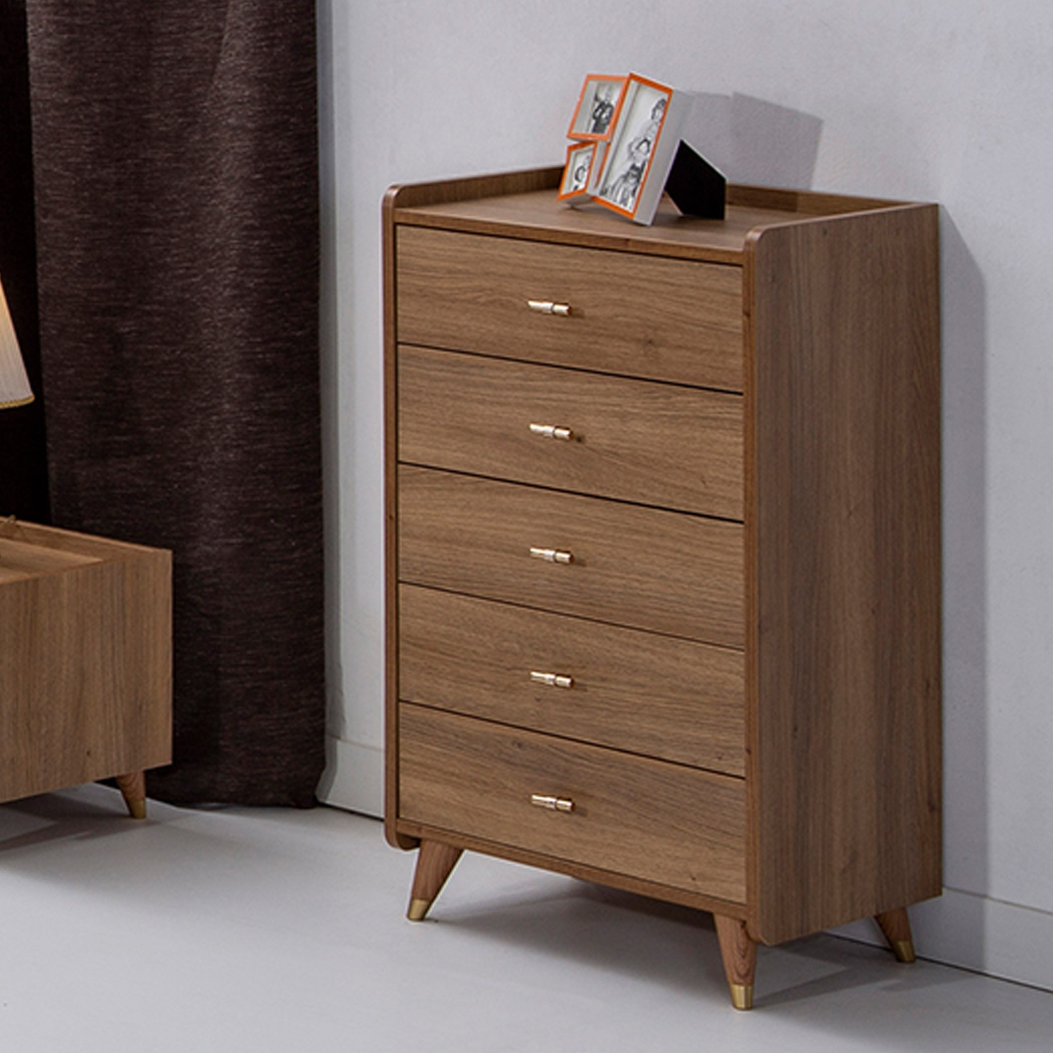 وحدة تخزين 5 أدراج من بالي-hbxfurniture-dressersandchests-chestofdrawers-image-1