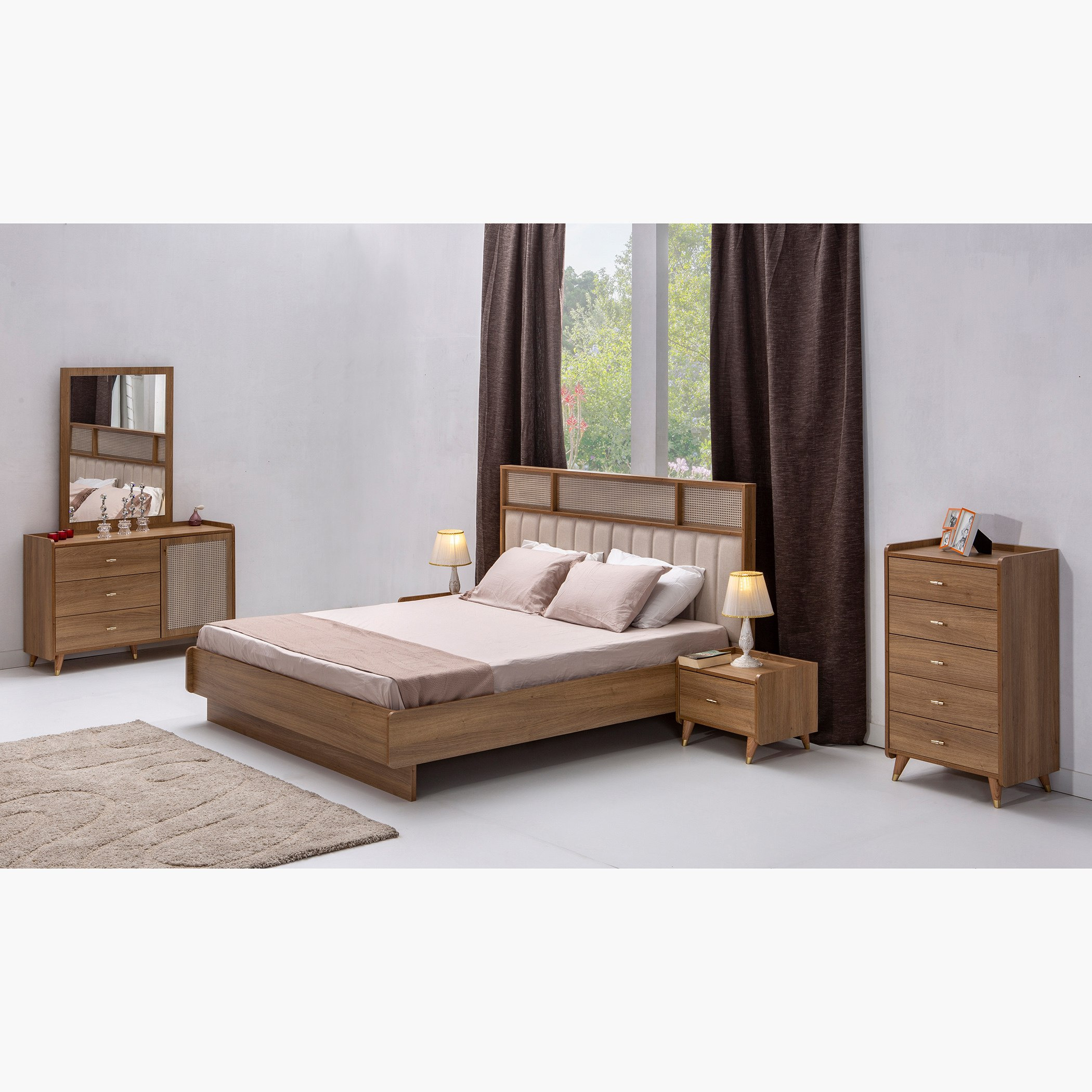 وحدة تخزين 5 أدراج من بالي-hbxfurniture-dressersandchests-chestofdrawers-image-7