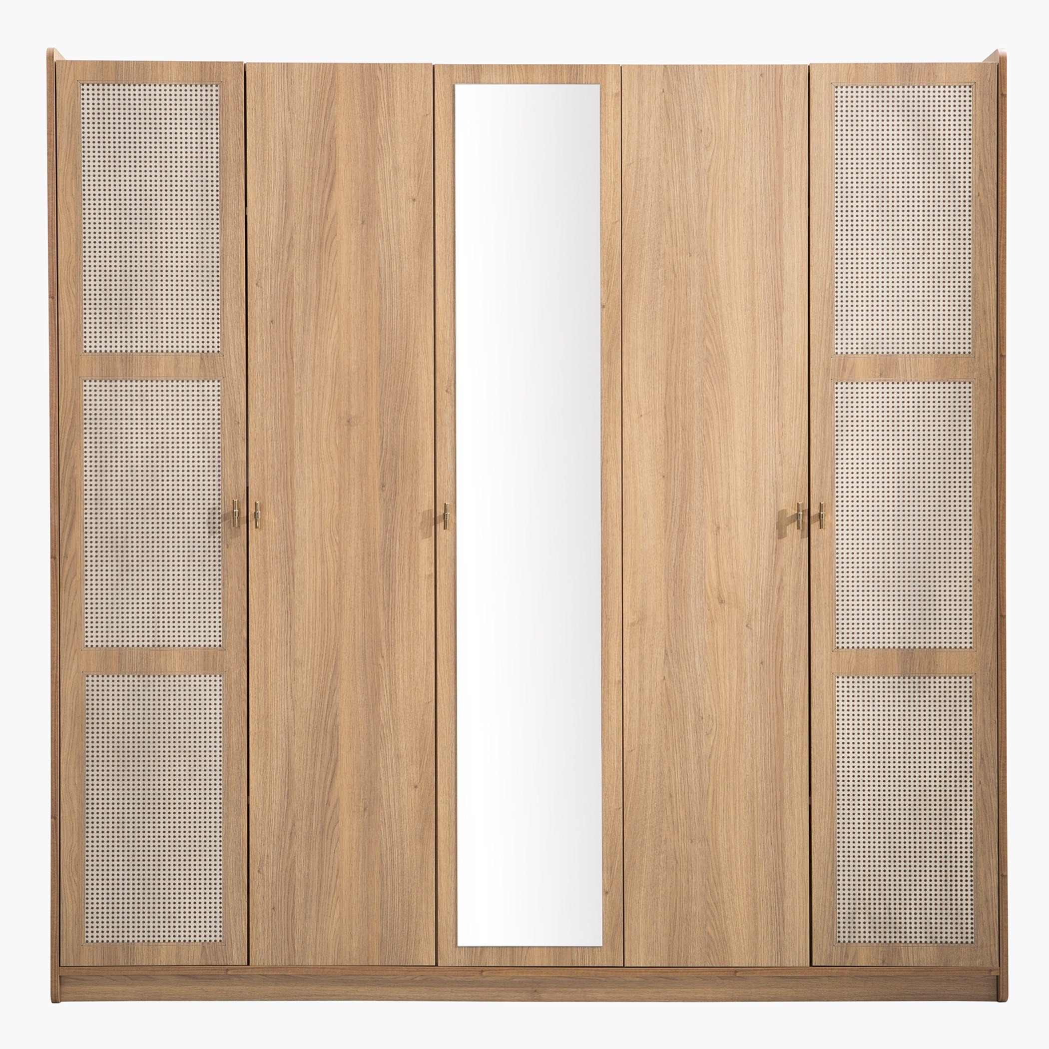 خزانة ملابس 5 أبواب بمرآة من بالي-hbxfurniture-wardrobes-image-3
