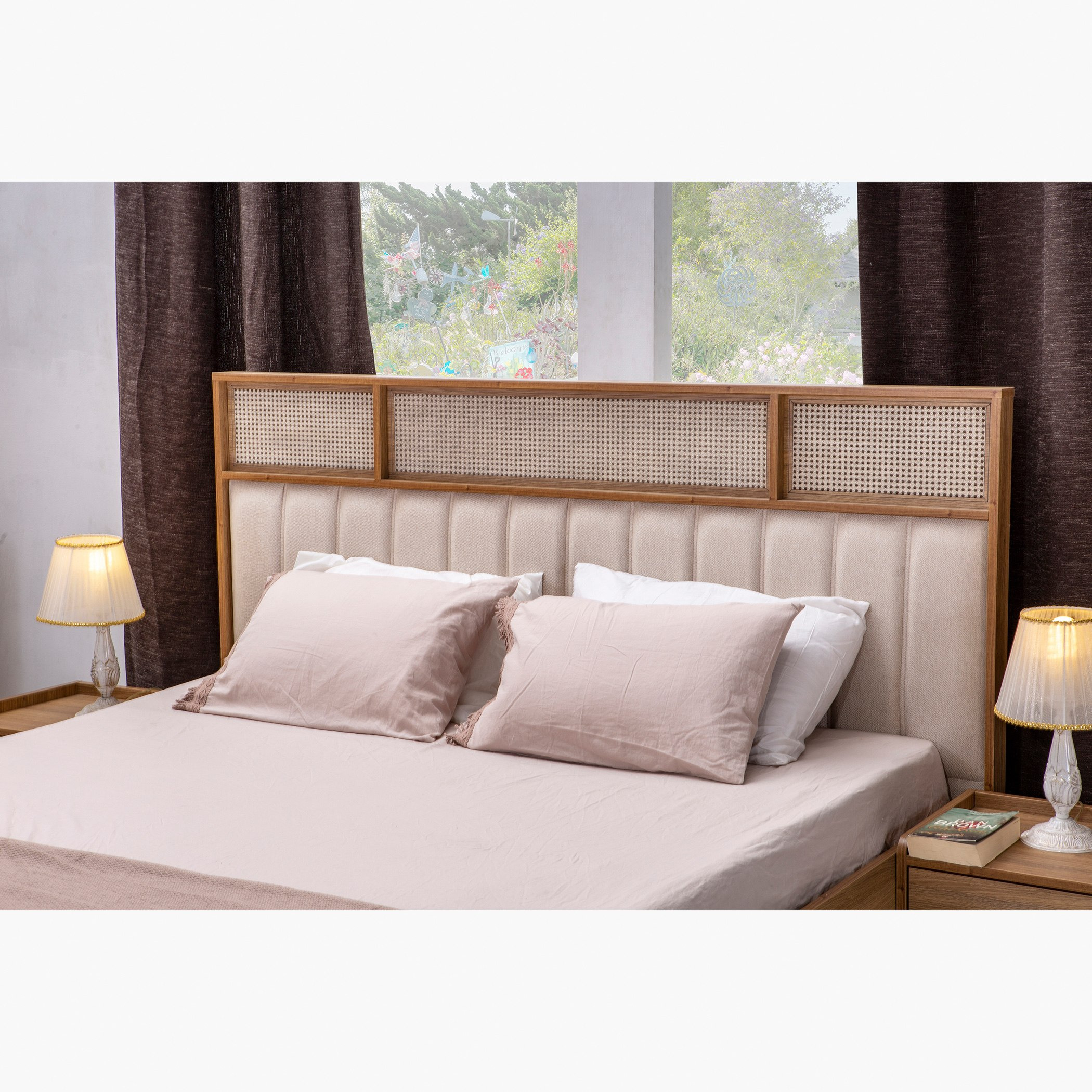 طقم غرفة نوم كينج 5 قطع من بالي - 180x200 سم-hbxbedroom-bedsandbedsets-bedroomsets-king-image-9