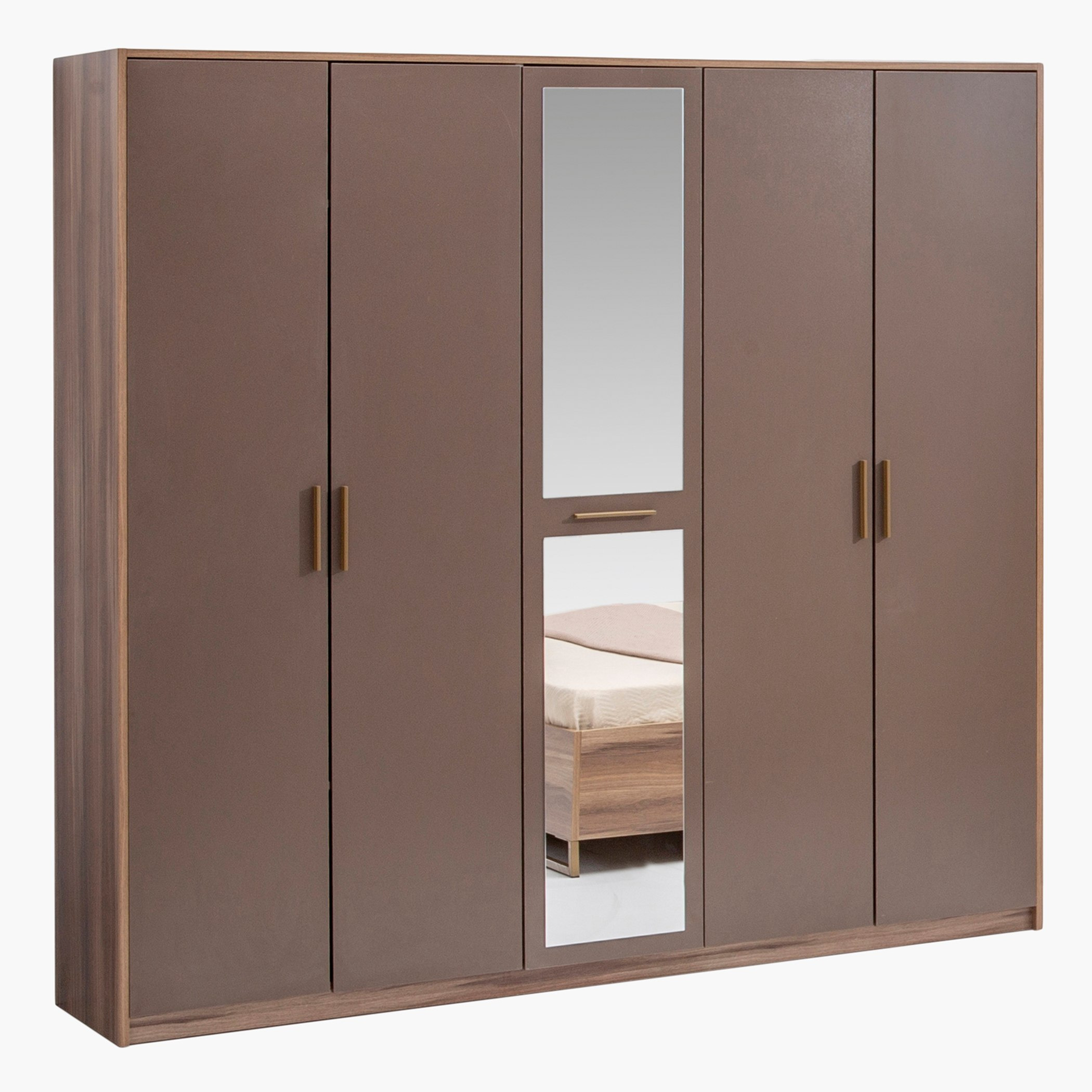 خزانة ملابس 5 أبواب مع مرآة - كاستيلون من موڤو-hbxfurniture-wardrobes-image-2