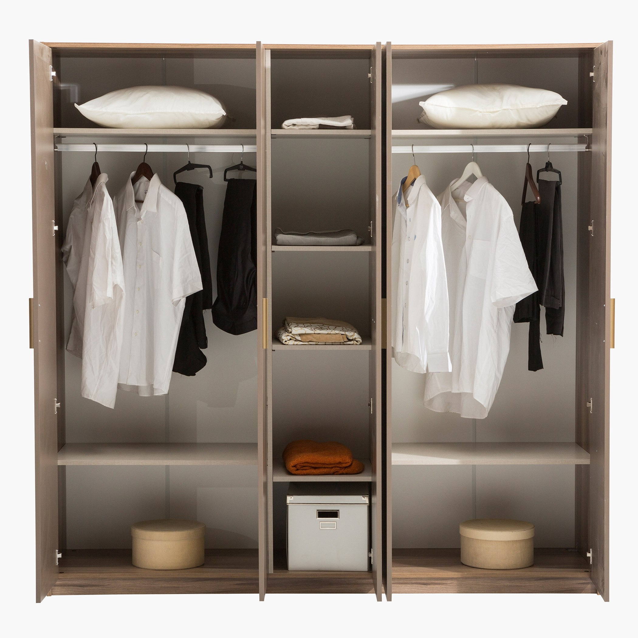 خزانة ملابس 5 أبواب مع مرآة - كاستيلون من موڤو-hbxfurniture-wardrobes-image-4