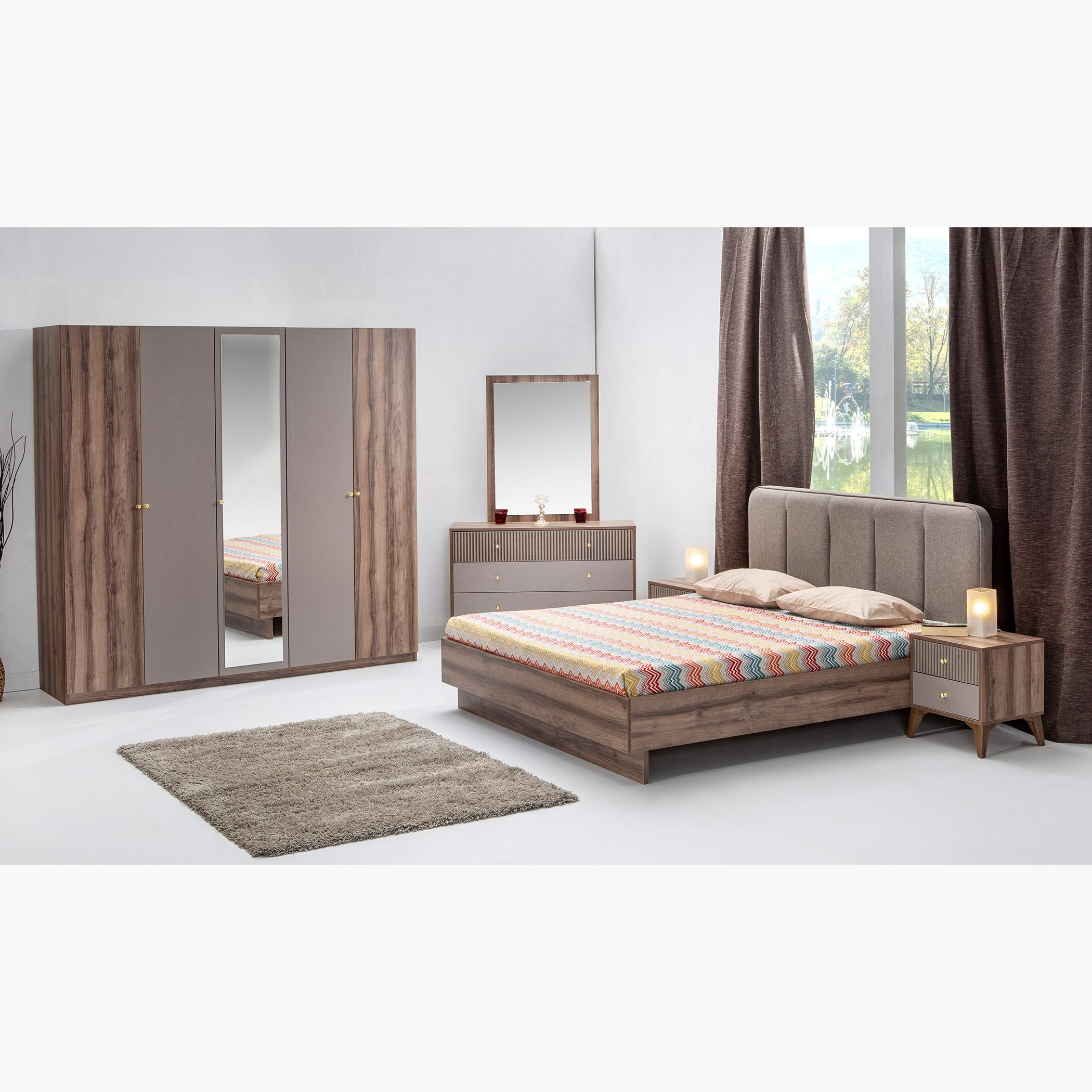 Piano 5-Piece King Bedroom Set - 180x200 cm-PROMO_HB_SA_HBX10_TH1000_NEW_031025-image-1