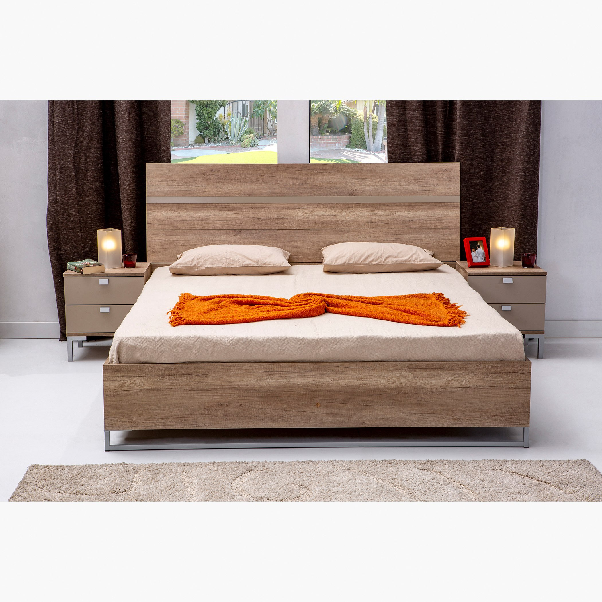 طقم غرفة نوم كينج 5 قطع - رافينا من موڤو - 180x200 سم-hbxbedroom-bedsandbedsets-bedroomsets-king-image-3