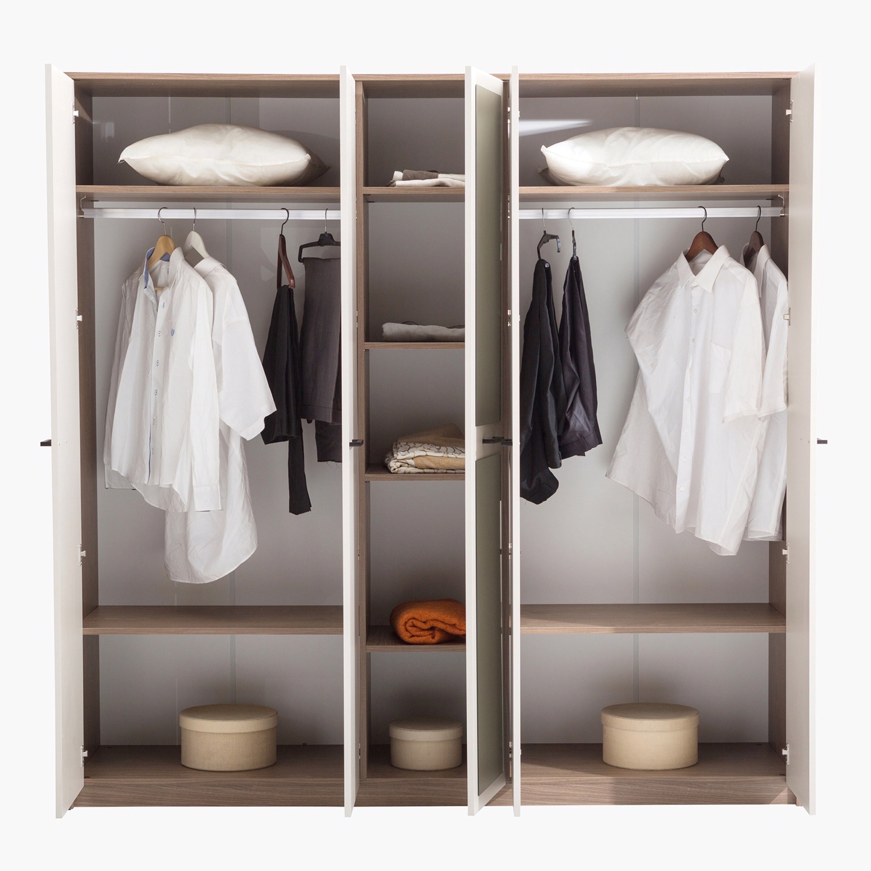 خزانة ملابس 5 أبواب بمرآة من سافونا-hbxfurniture-wardrobes-image-4