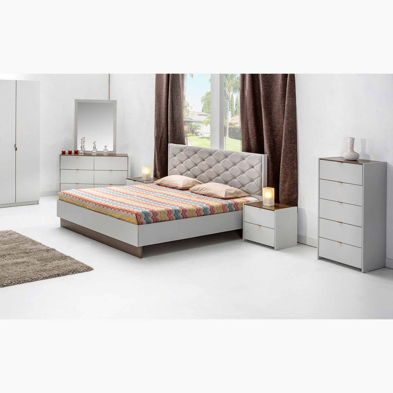 تسريحة ومرآة من فينسي-hbxfurniture-bedroom-dressersandmirrors-image-1