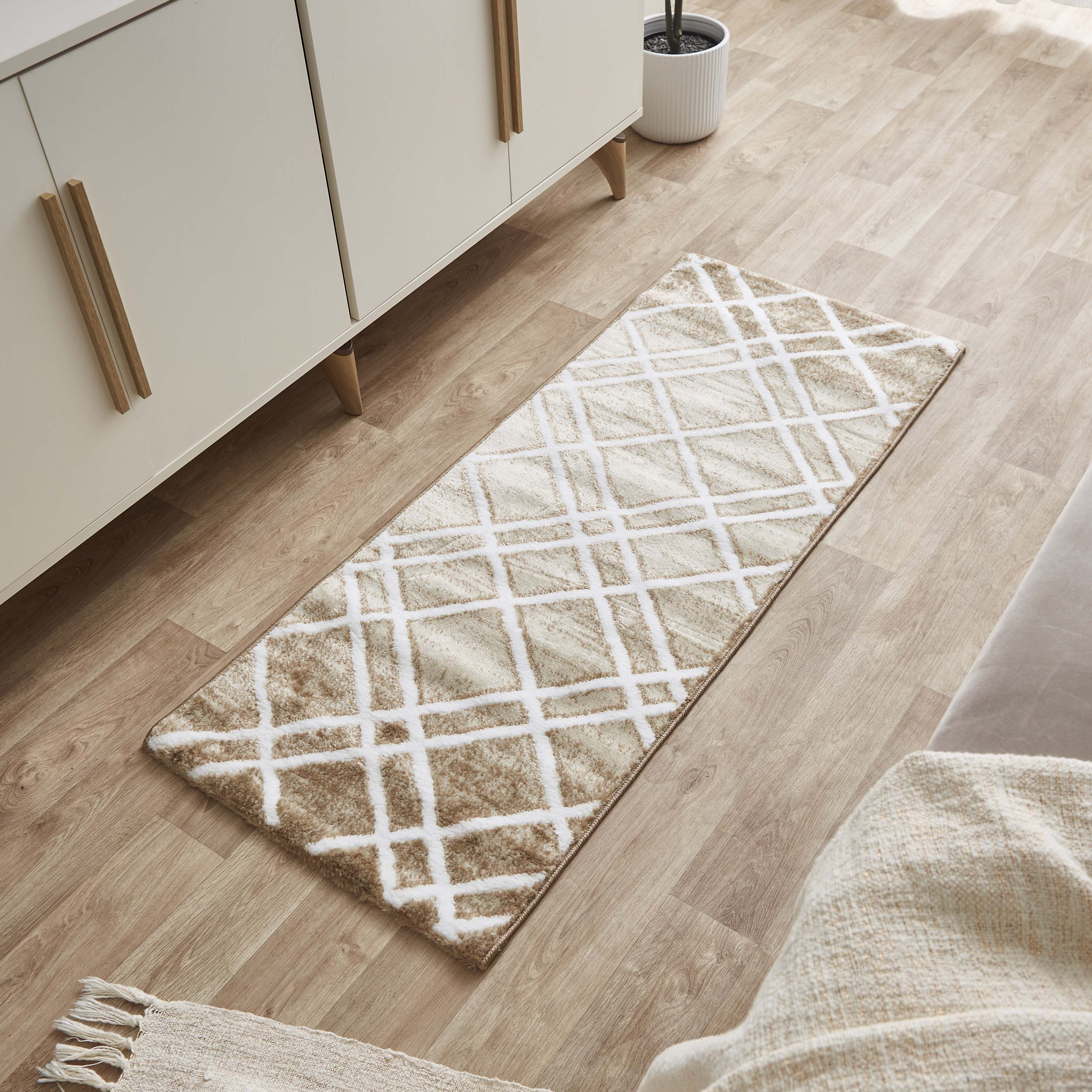 سجادة بولي بروبلين مقاوم للبقع من مشاعل هينلي - 60x150 سم-hbxdecorandfurnishings-floorcoverings-rugs-image-1