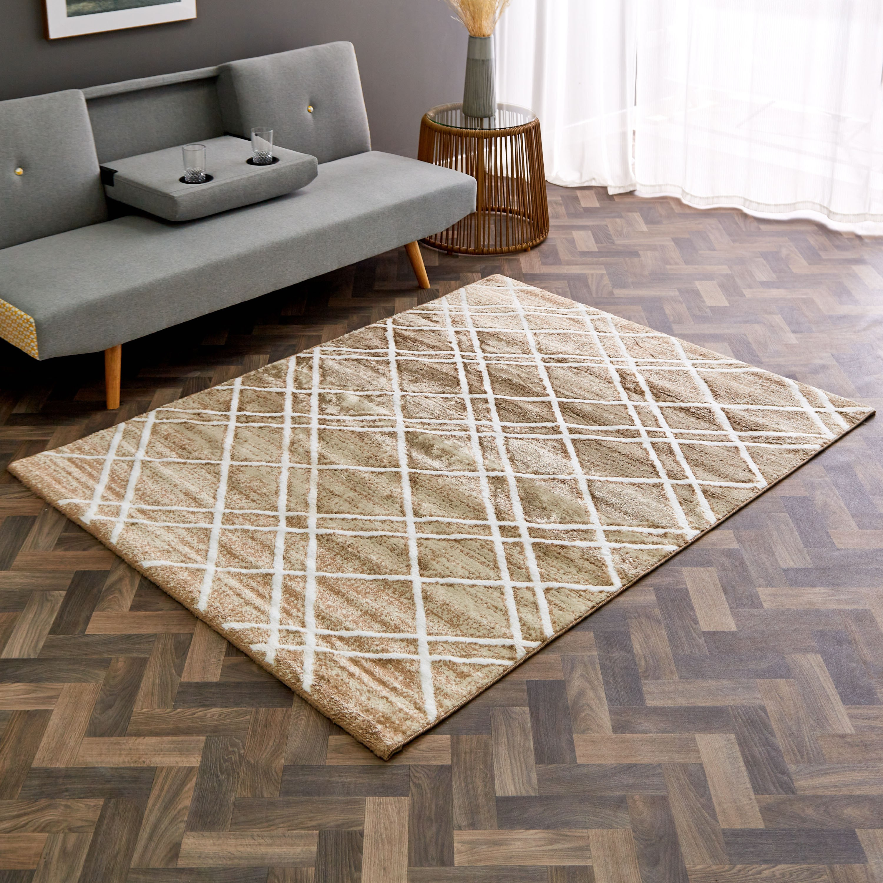 سجادة بولي بروبلين مقاومة للبقع من مشاعل هينلي - 150x200 سم-hbxdecorandfurnishings-floorcoverings-rugs-image-1