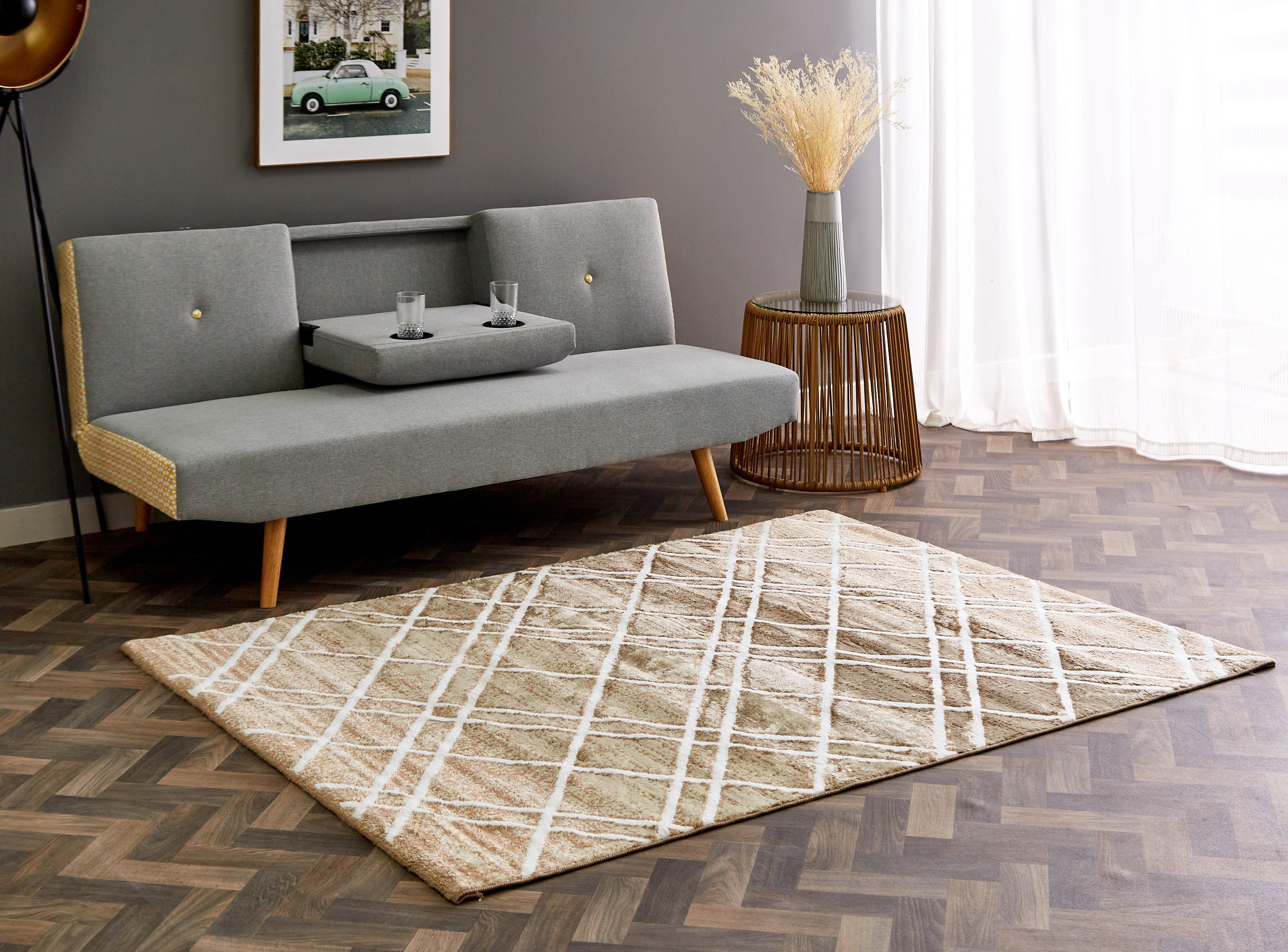 سجادة بولي بروبلين مقاومة للبقع من مشاعل هينلي - 150x200 سم-hbxdecorandfurnishings-floorcoverings-rugs-image-4