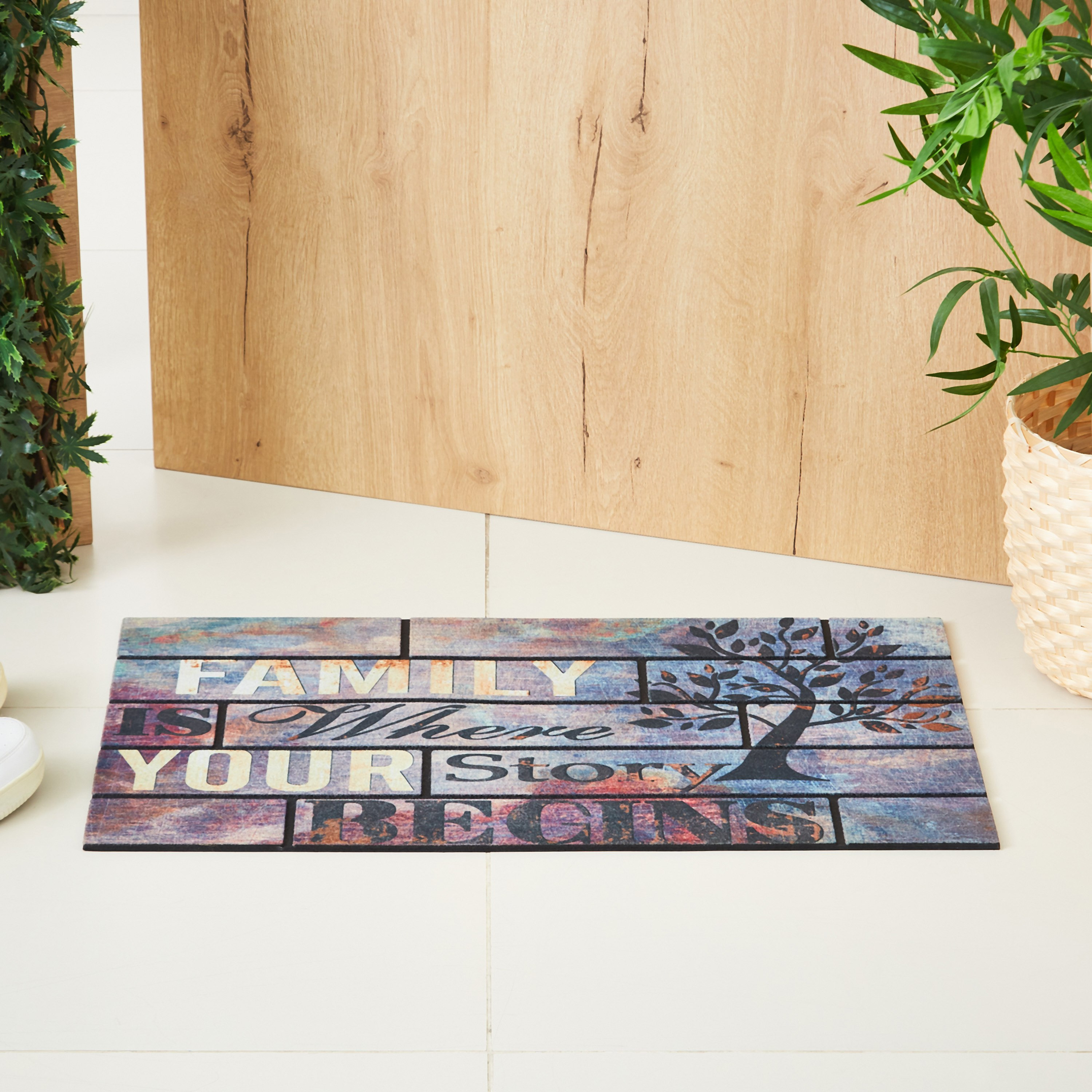 سجادة باب فاميلي- 45x75 سم-hbxhomeware-hbxlivingroom-image-1