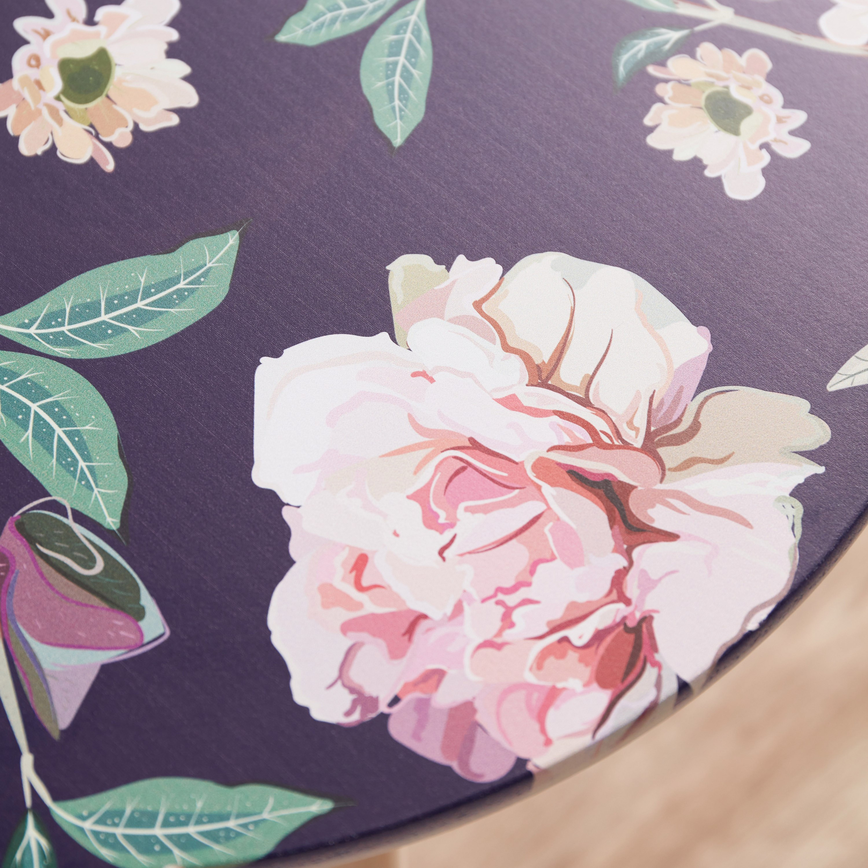 طاولة بملصقات أزهار من مينيرفا رينيه - 40x40x40 سم-hbxfurniture-livingroom-endtables-image-4