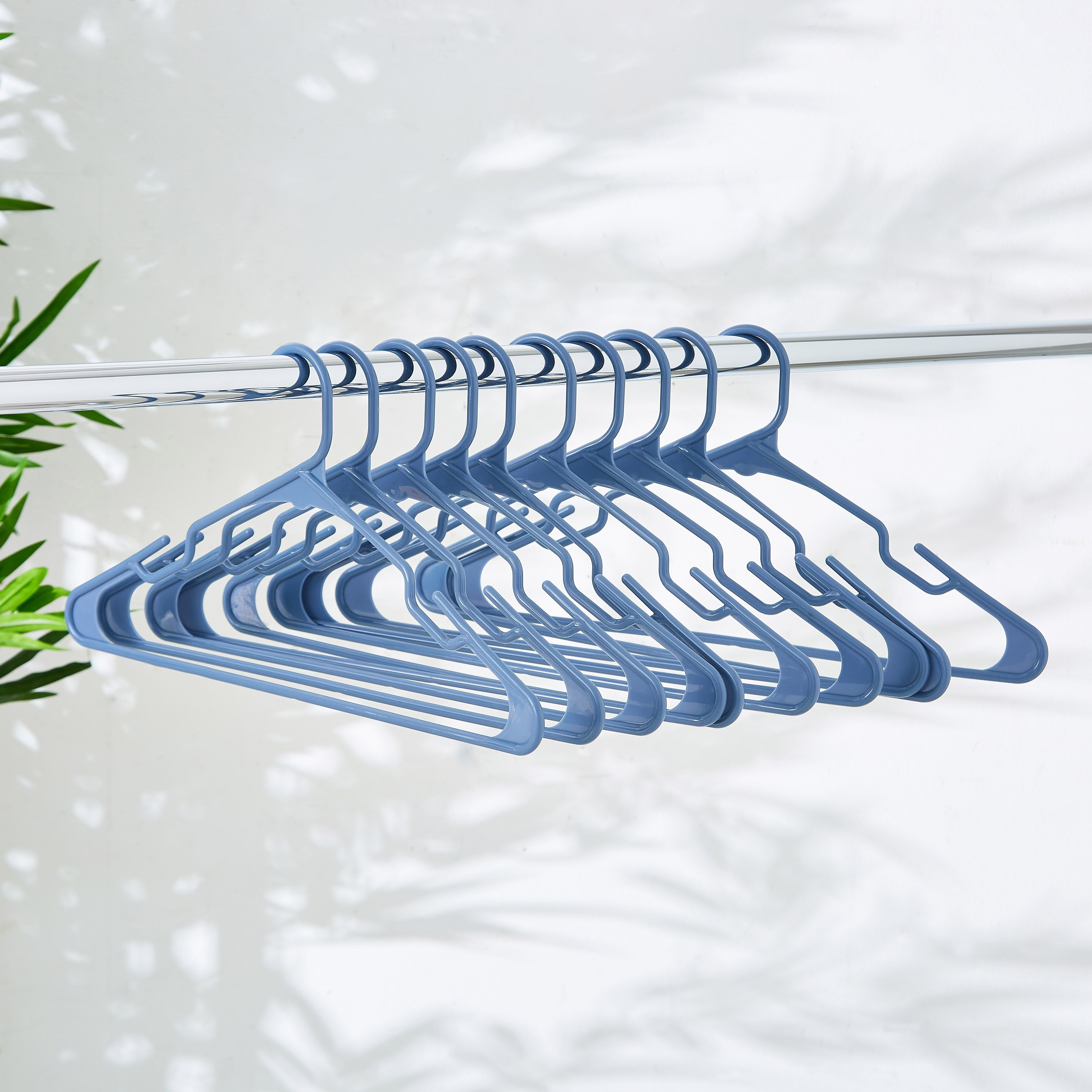 Keatite 10-Piece Plastic Hanger Set-hbxhomeware-bathandlaundry-clothesdryingracks-image-1