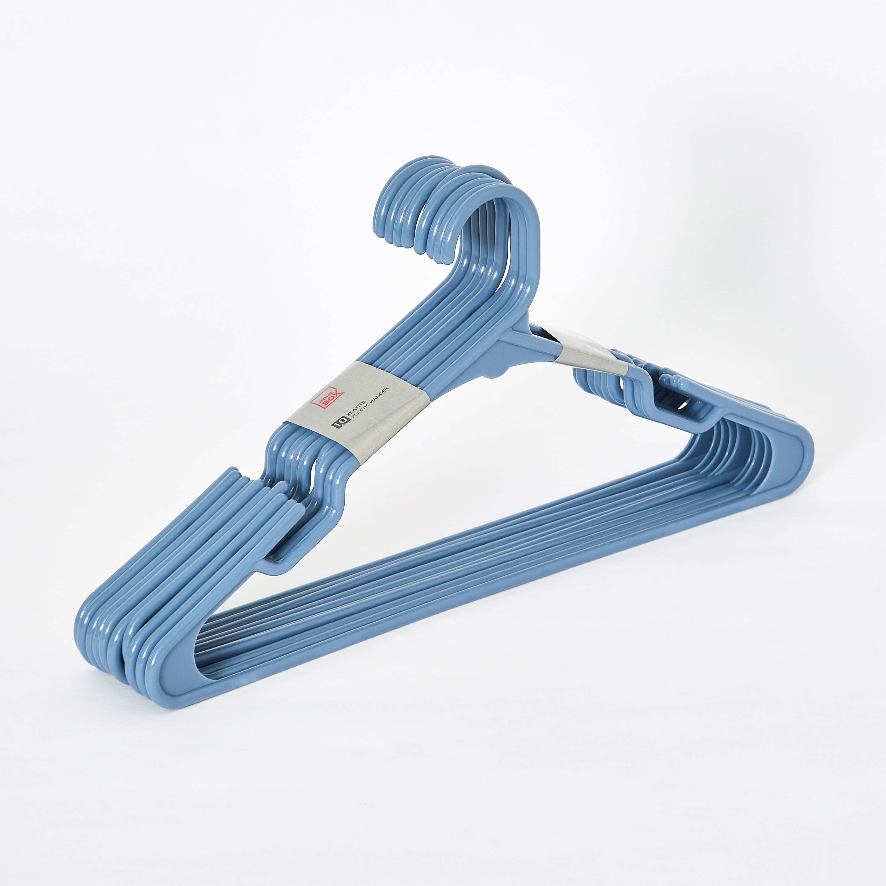 Keatite 10-Piece Plastic Hanger Set-hbxhomeware-bathandlaundry-clothesdryingracks-image-5