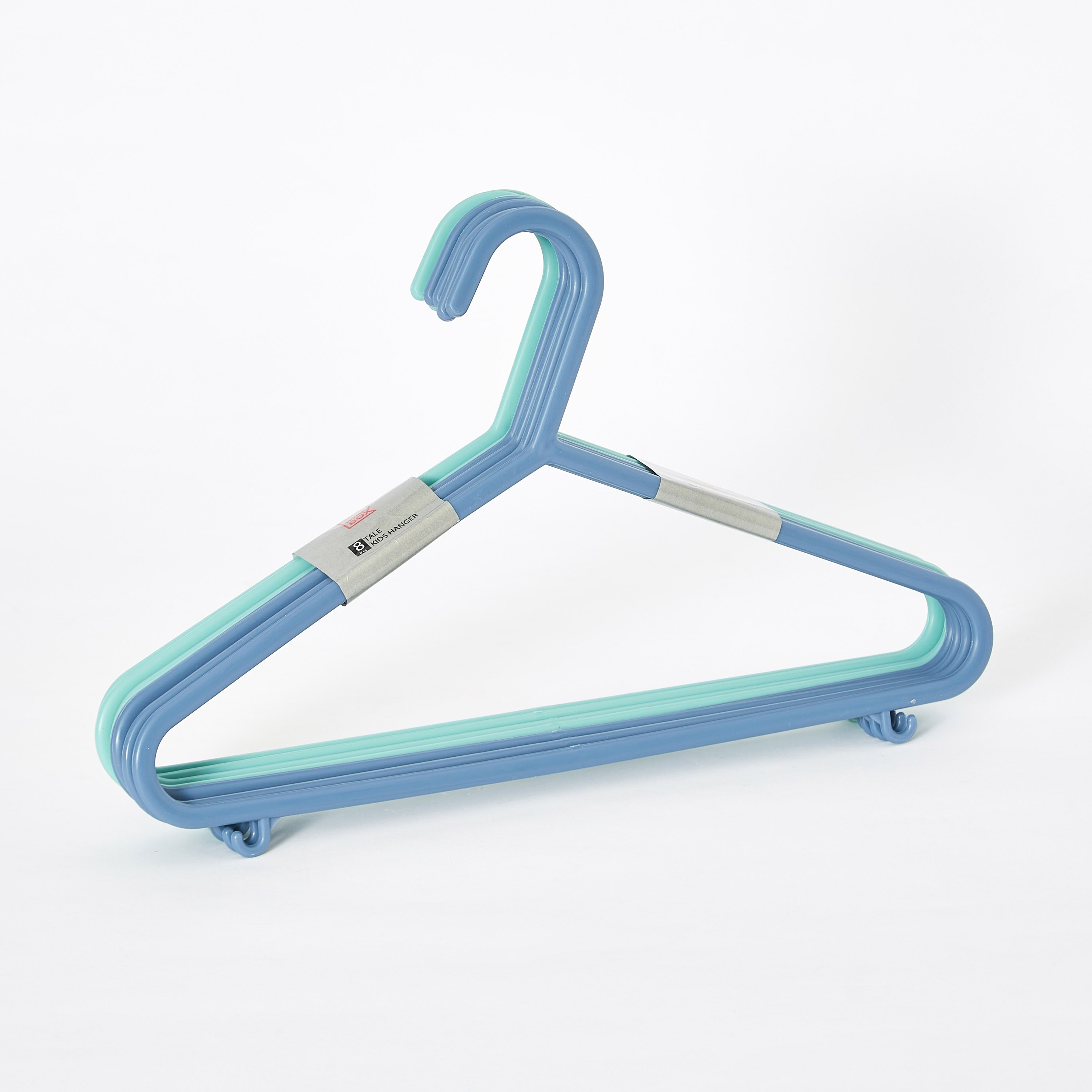 طقم علّاقات بلاستيك 8 قطع من تيل - 28x13x0.6 سم-hbxhomeware-hbxkidsandyouth-image-5