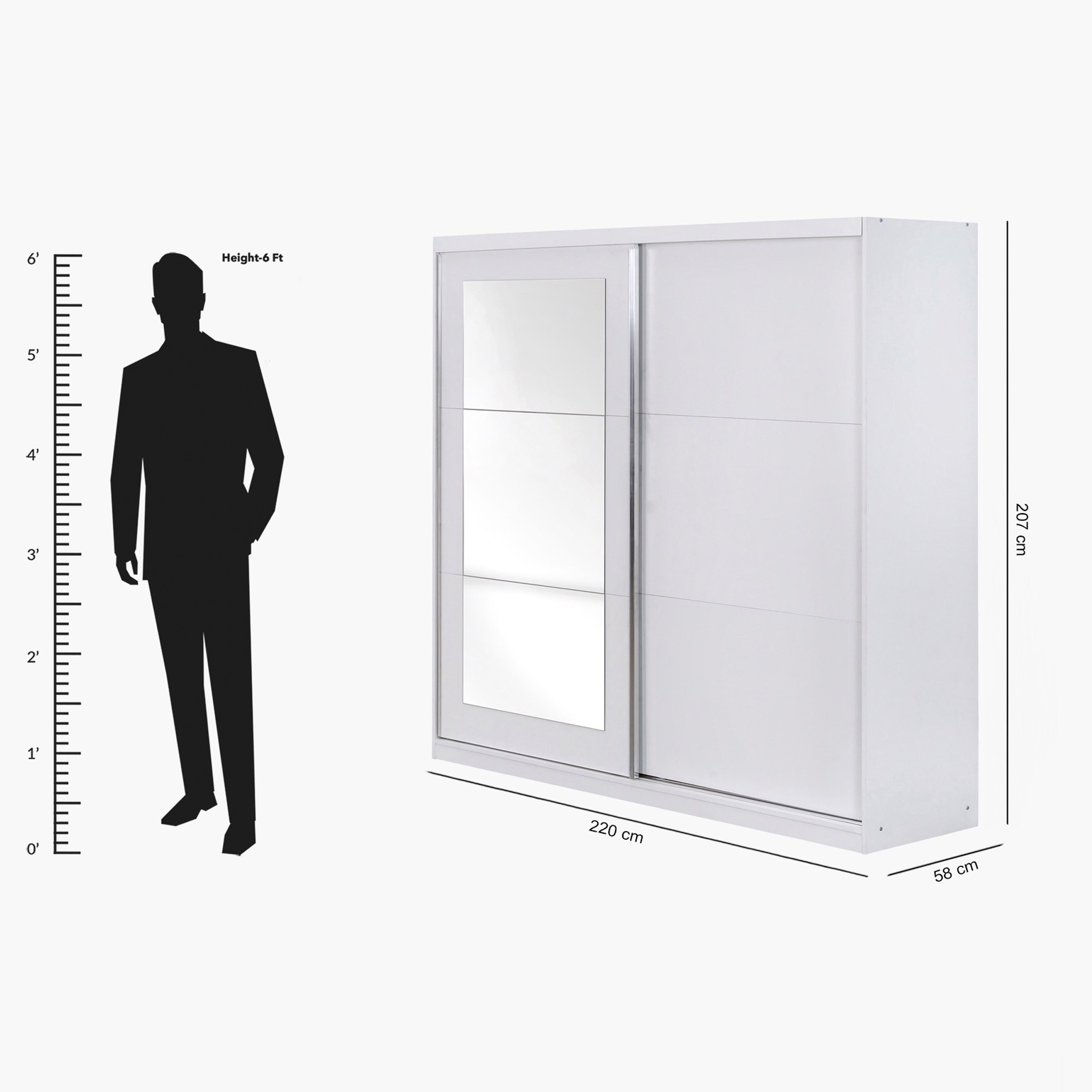 خزانة ملابس بباب انزلاقي مع مرآة - ترافيس من موڤو-hbxfurniture-wardrobes-image-10