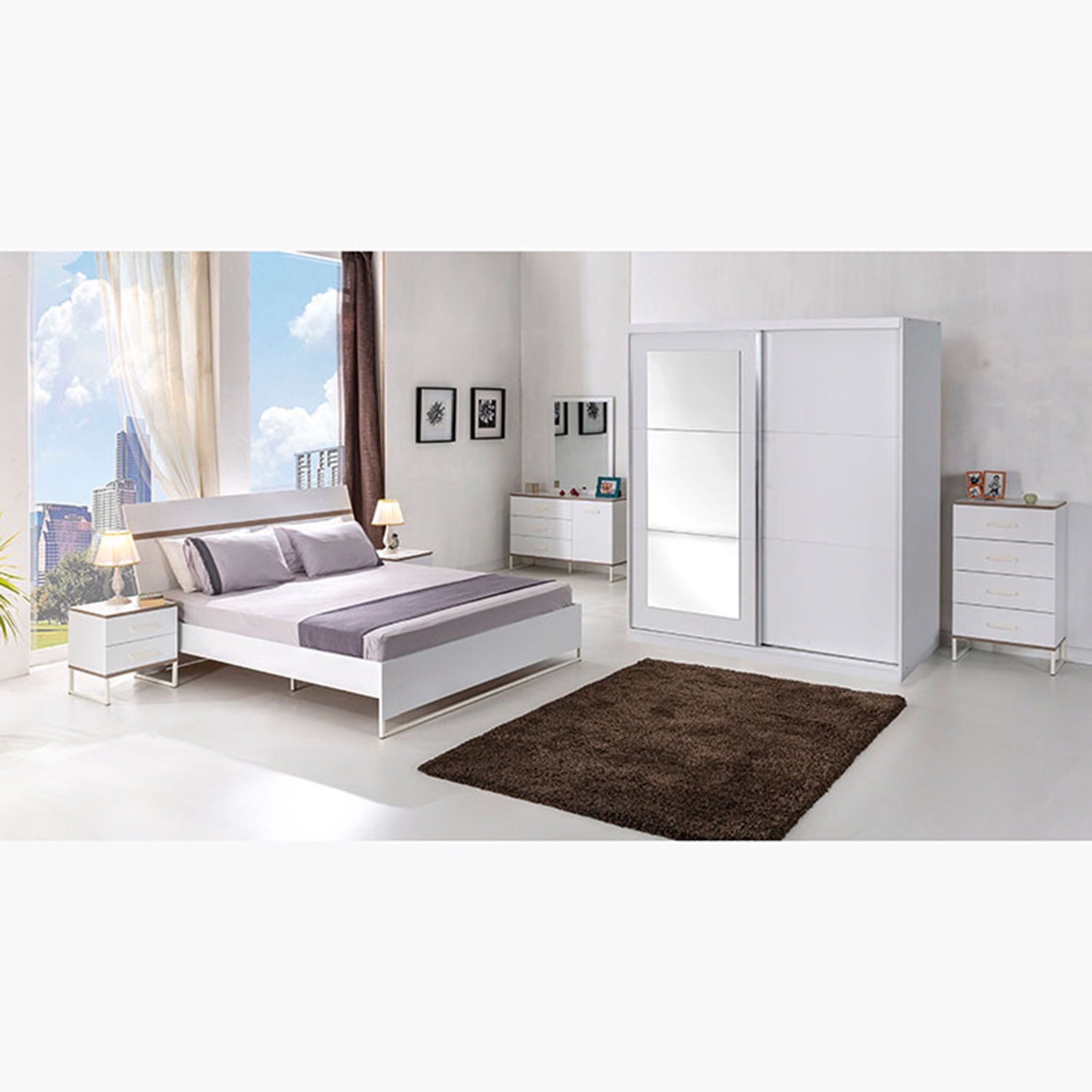 خزانة ملابس بباب انزلاقي مع مرآة - ترافيس من موڤو-hbxfurniture-wardrobes-image-9