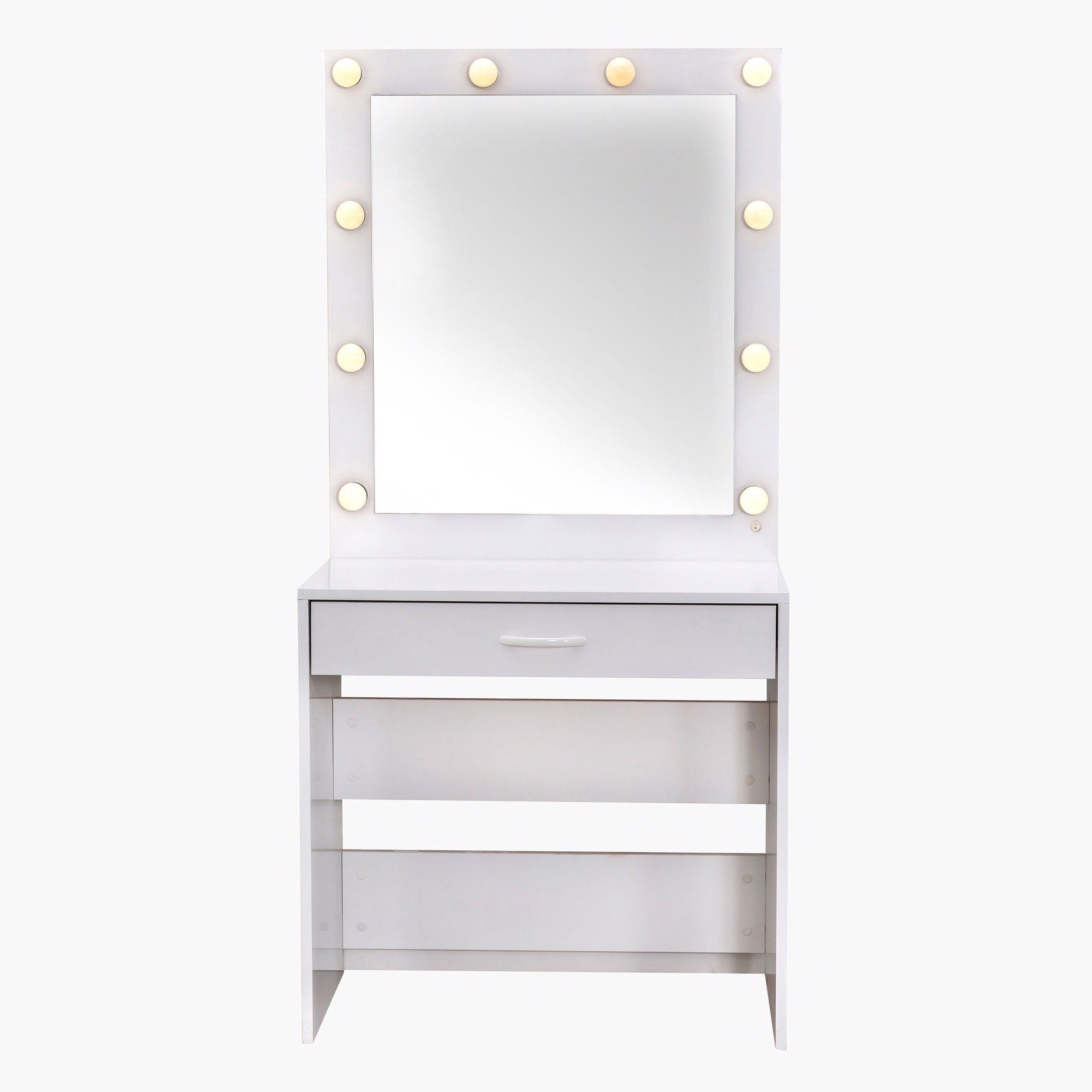 طاولة تزيين بمرآة وأضواء من هالمستاد-hbxfurniture-bedroom-dressersandmirrors-image-5