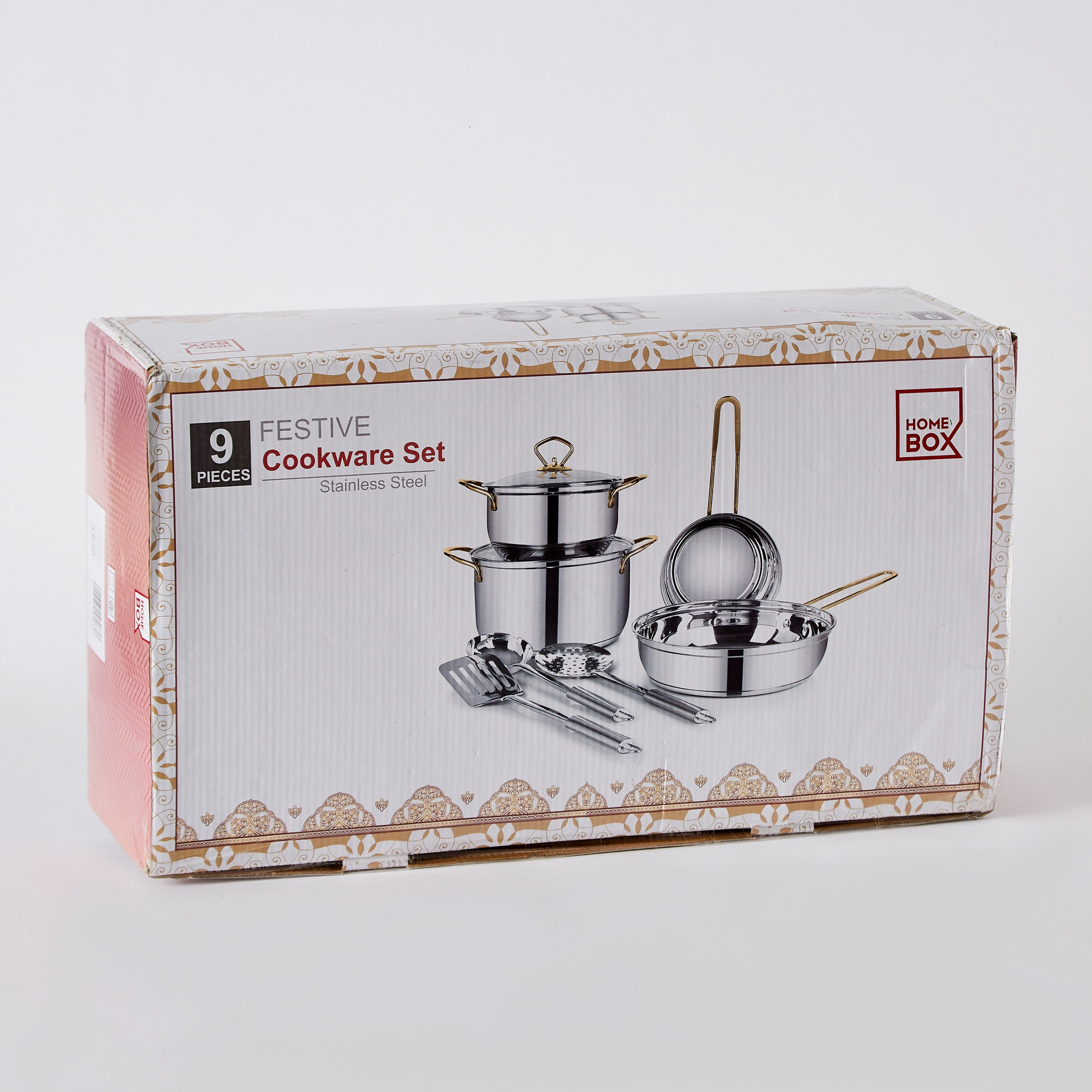 طقم أواني طهي ستانليس ستيل بمقبض من فيستيف - 9 قطع-hbxkitchen-kitchenware-foodpreparation-image-5
