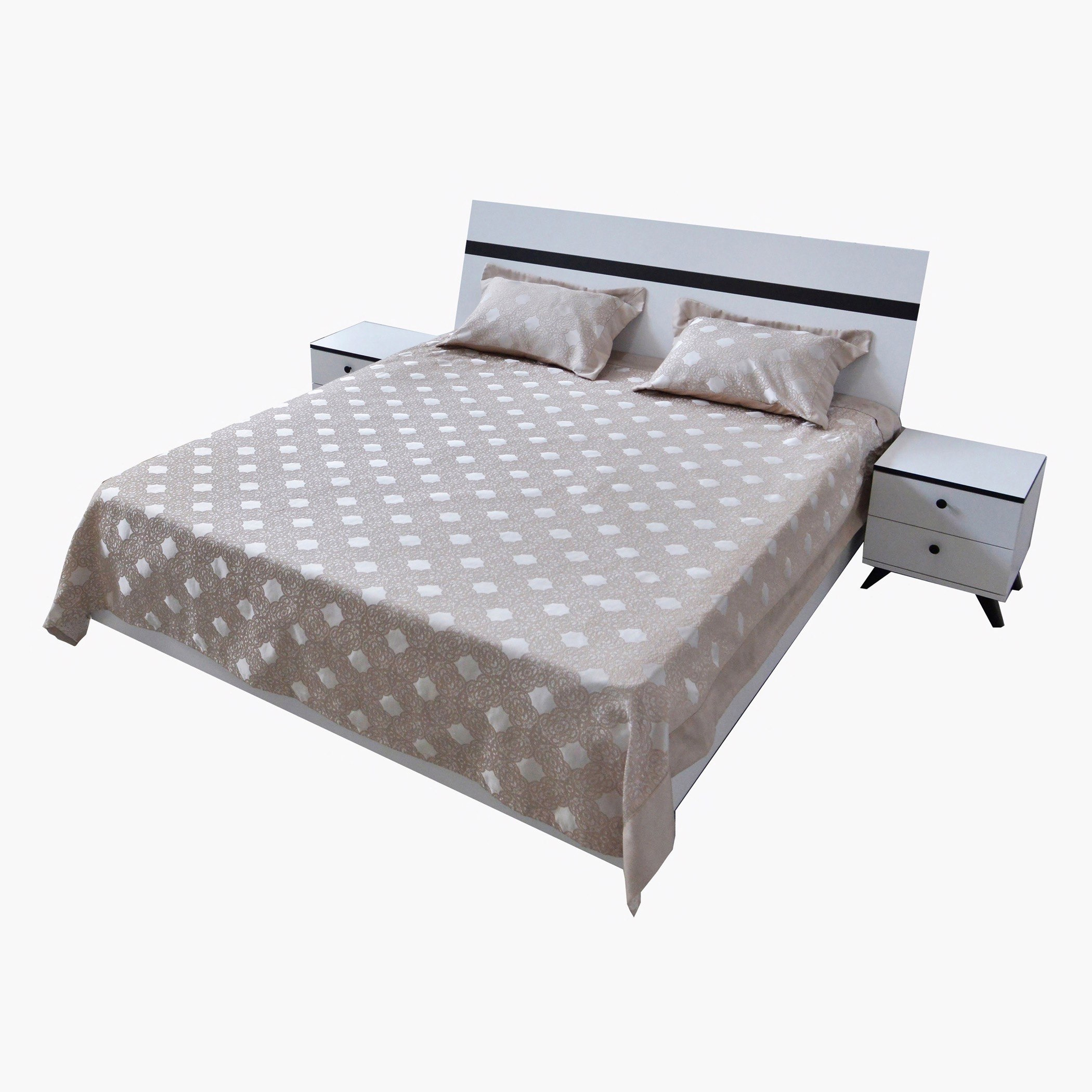 طقم غرفة نوم كينج 5 قطع من ويلينجتون - 180x200 سم-hbxbedroom-bedsandbedsets-bedroomsets-king-image-3
