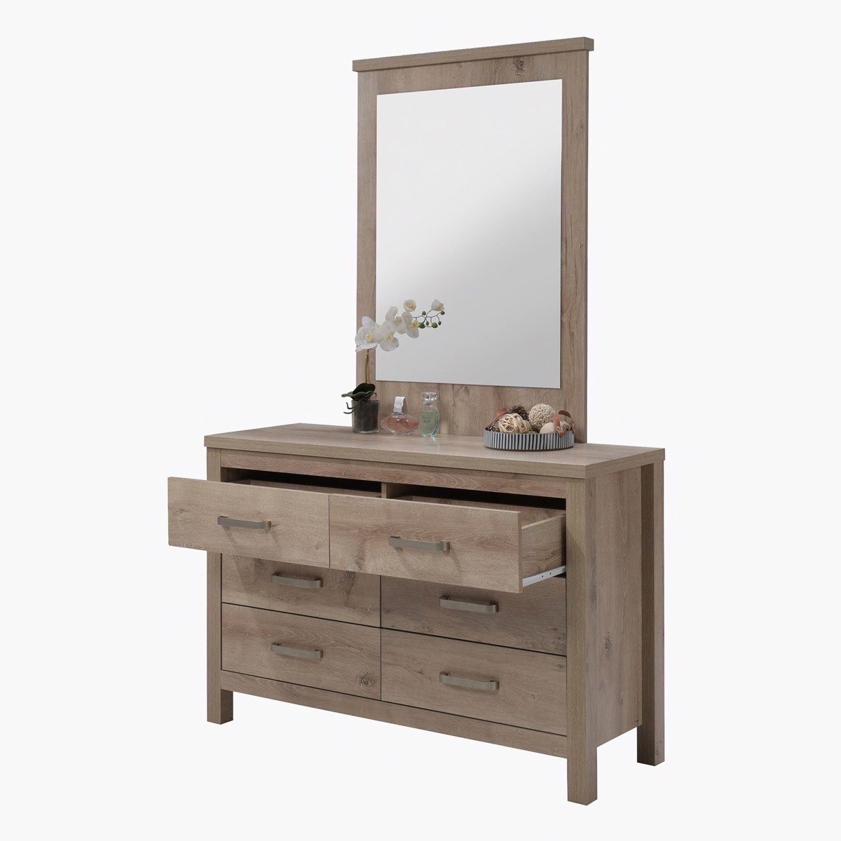 طقم غرفة نوم كينج 5 قطع من دينفر - 180x200 سم-hbxbedroom-bedsandbedsets-bedroomsets-king-image-11