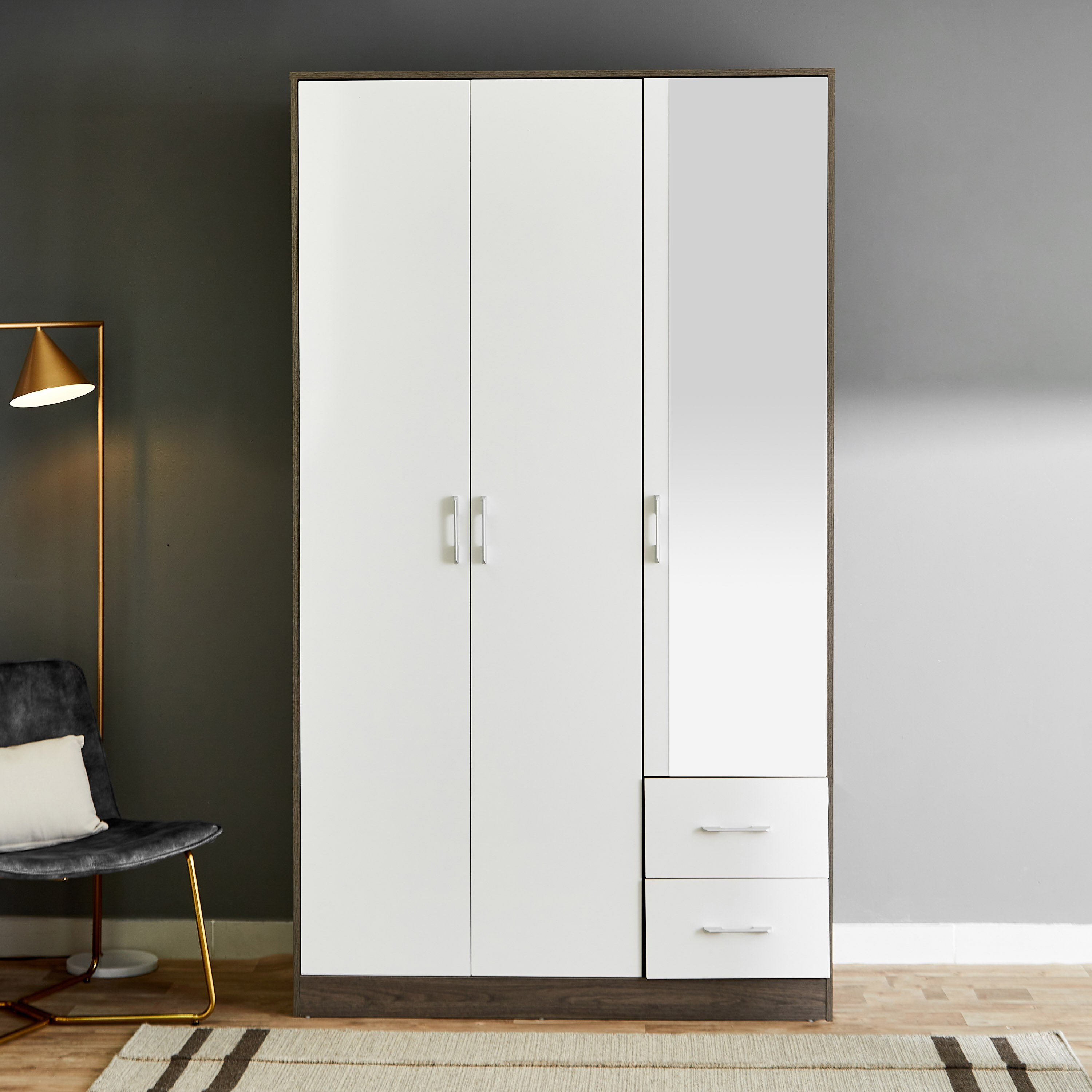 خزانة ملابس بـ 3أبواب ومرآة من زيجنا-hbxfurniture-wardrobes-image-2