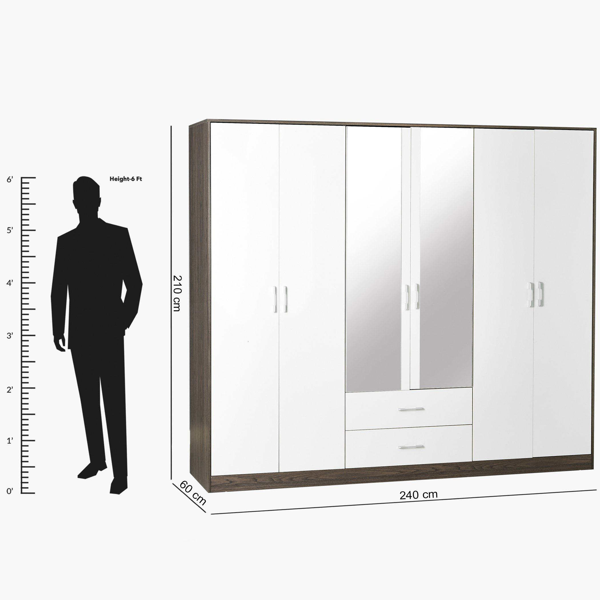 خزانة ملابس 6 أبواب بمرايا من زيجنا-hbxfurniture-wardrobes-image-11
