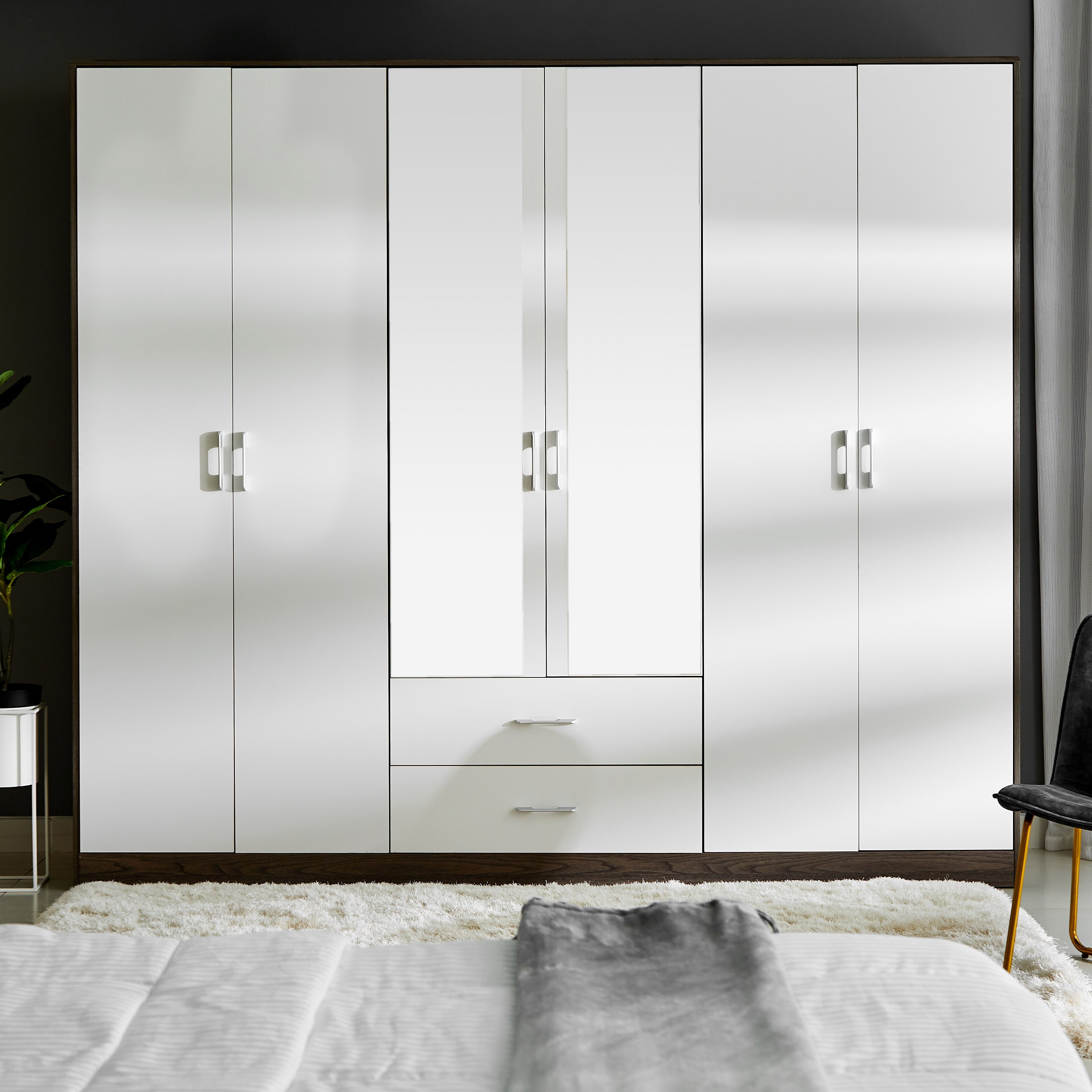 خزانة ملابس 6 أبواب بمرايا من زيجنا-hbxfurniture-wardrobes-image-2